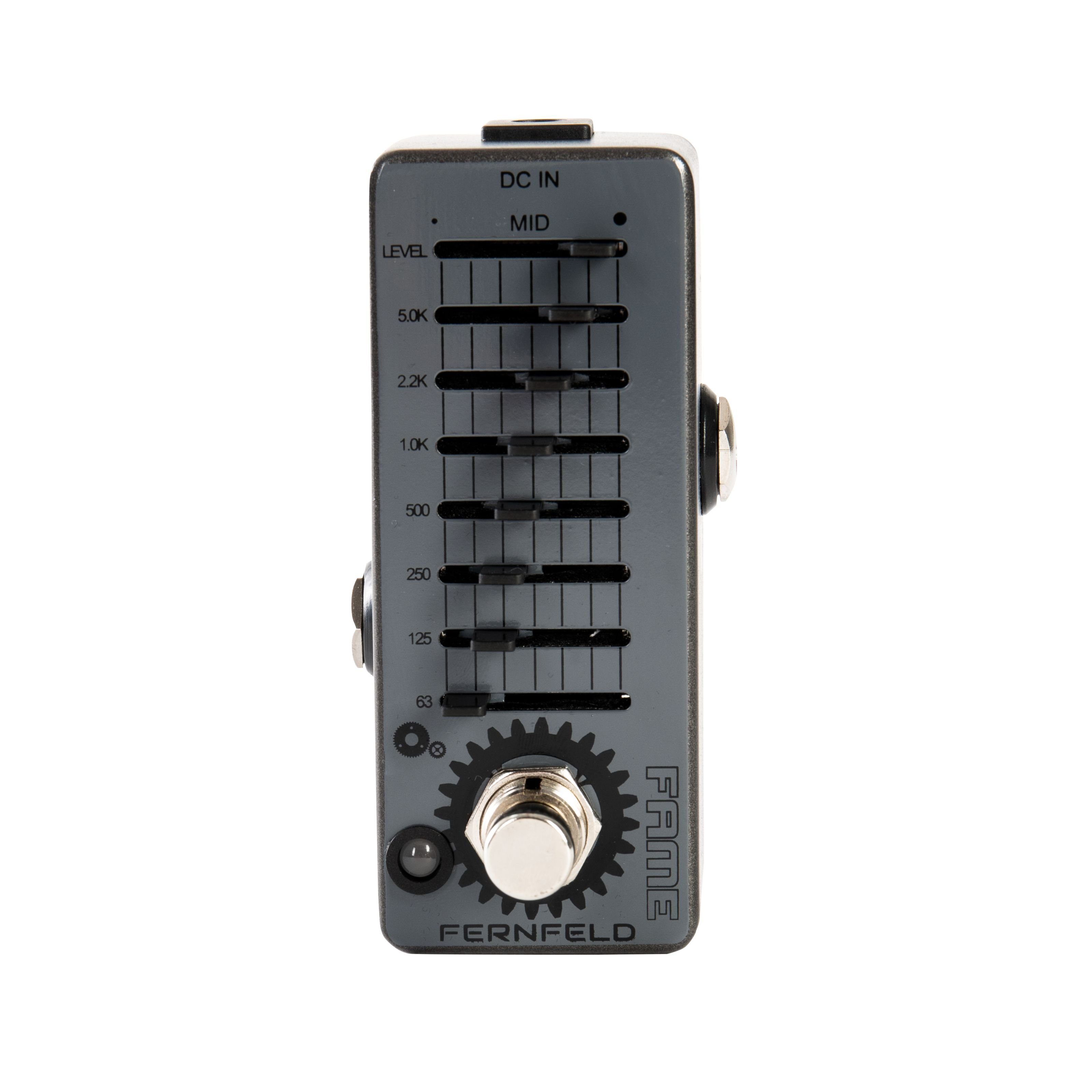 FAME Musikinstrumentenpedal, (Fernfeld Equalizer Gitarren Bass Equalizer 7 Frequenzbänder Level-Regler True Bypass, Effekte, Equalizer), Fernfeld Equalizer, Gitarren Bass Equalizer, 7 Frequenzbänder