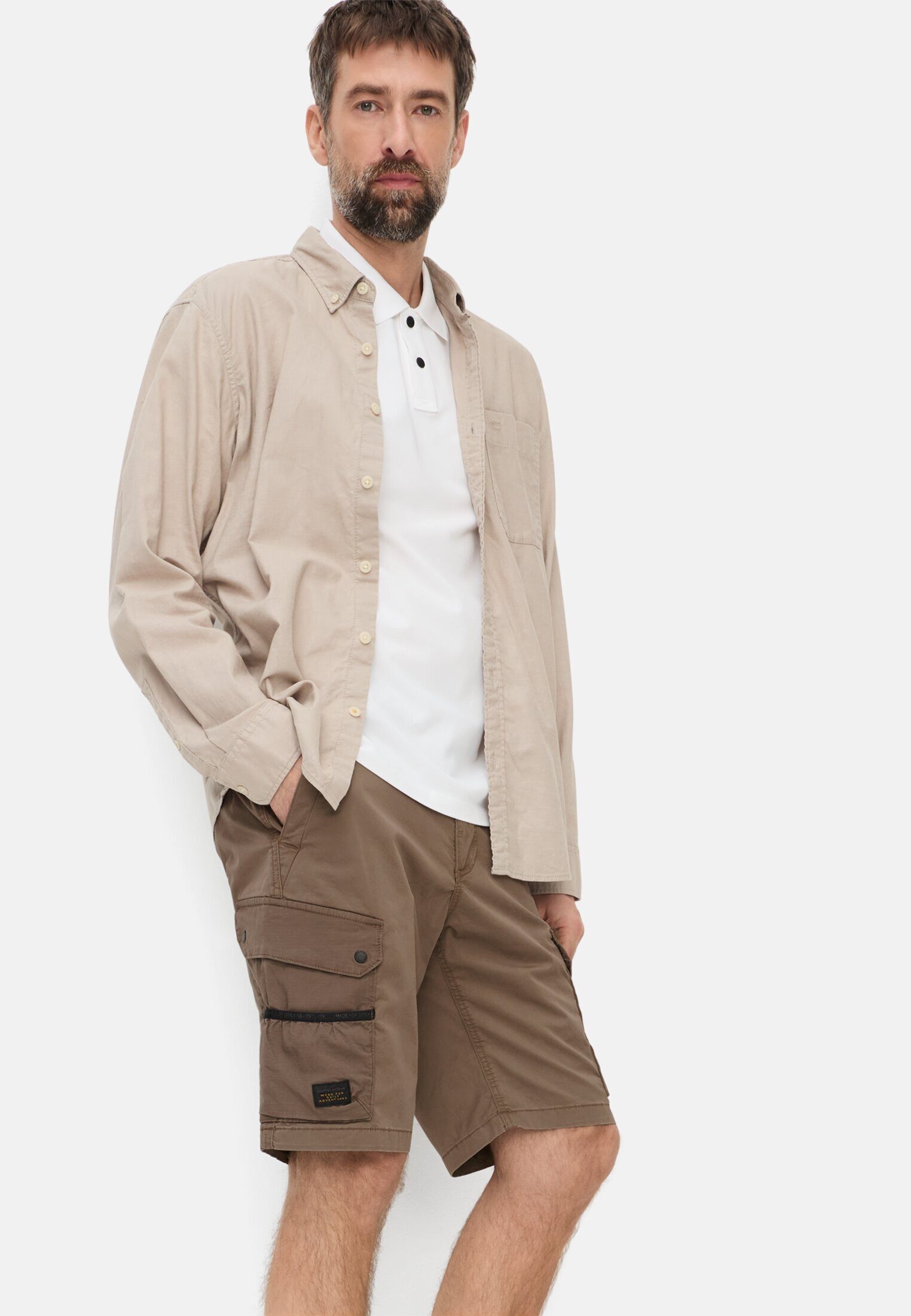 camel active Shorts Bermuda Shorts mit Cargo-Taschen