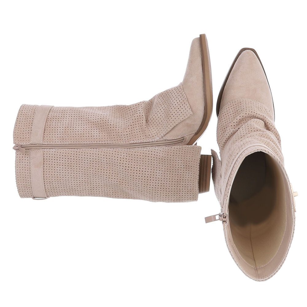 Ital-Design Eleganter perforierter Boot mit Riegelverschluss für Damen West günstig online kaufen