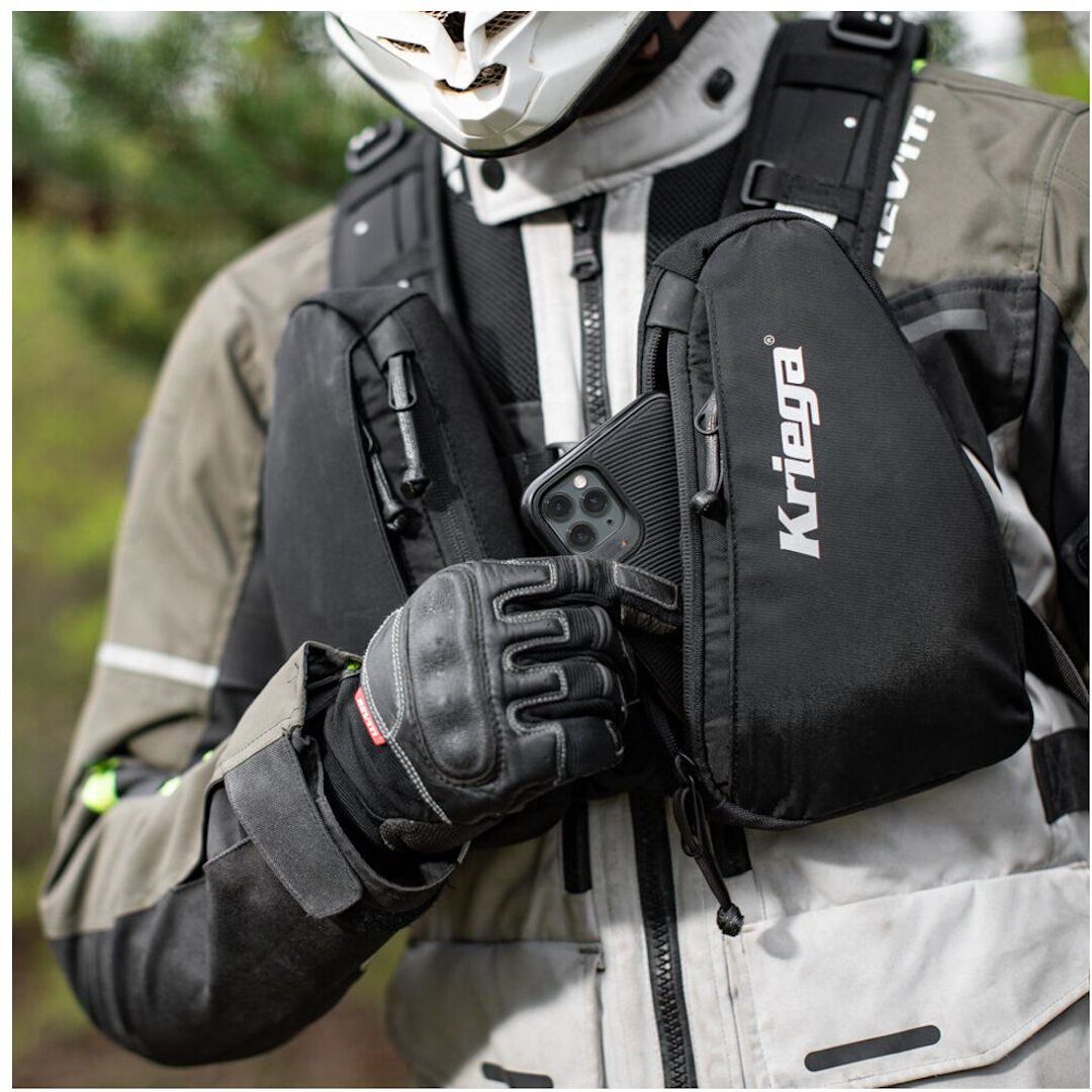 Kriega Rucksack Trail Rucksackbrusttasche, reflektierende