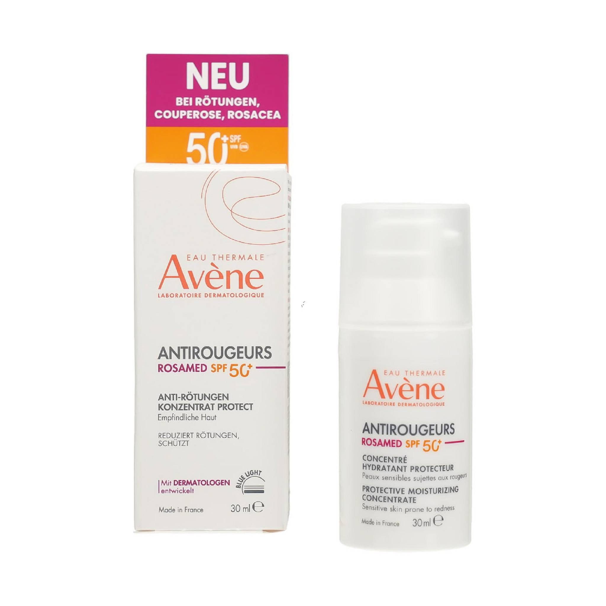 Pierre Fabre Gesichtslotion AVENE Antirougeurs Rosamed Anti-Röt.Konz.SPF 50+
