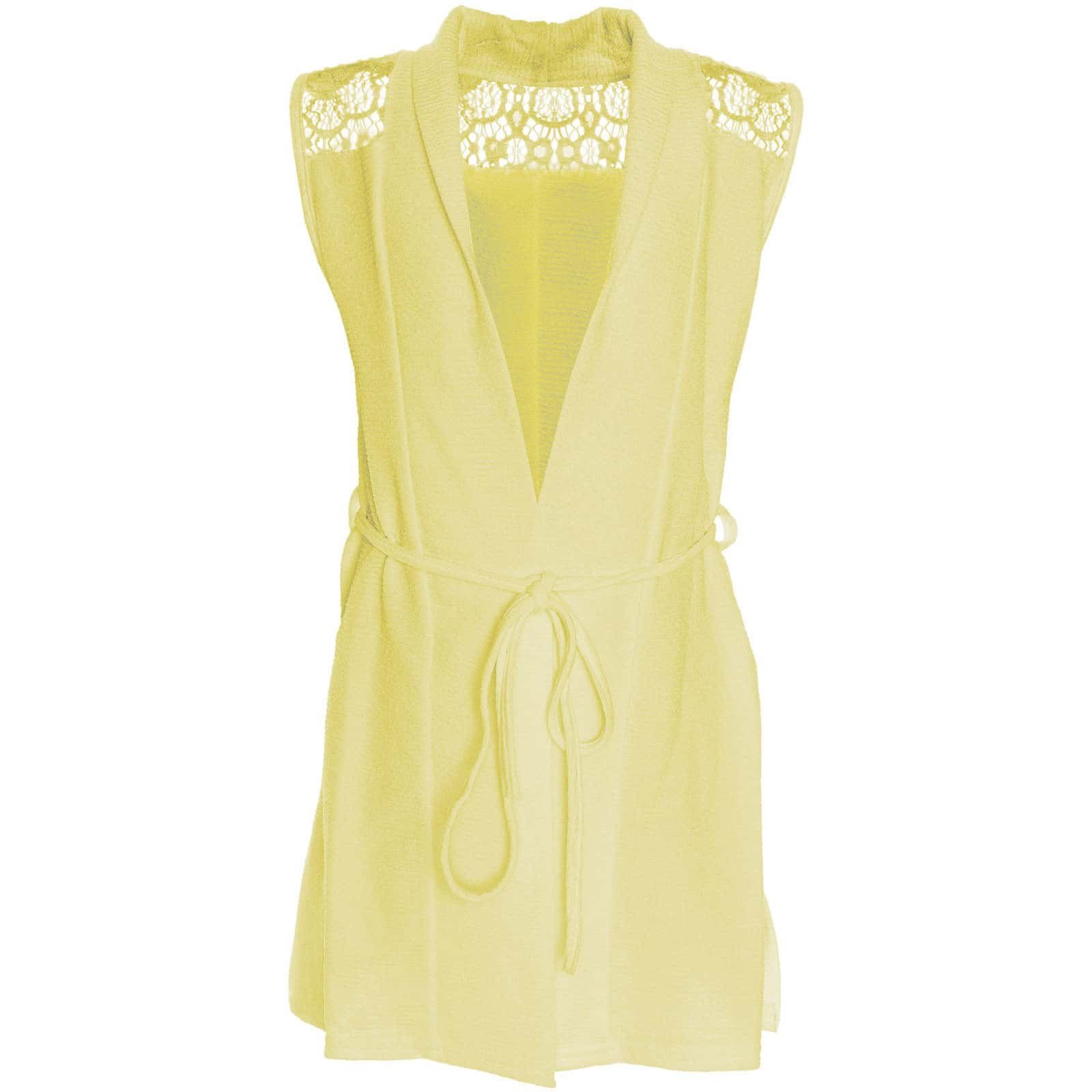 BEZLIT Bolero Mädchen Cardigan mit Spitze und Schleifen Gürtel (1-tlg) Cardigan