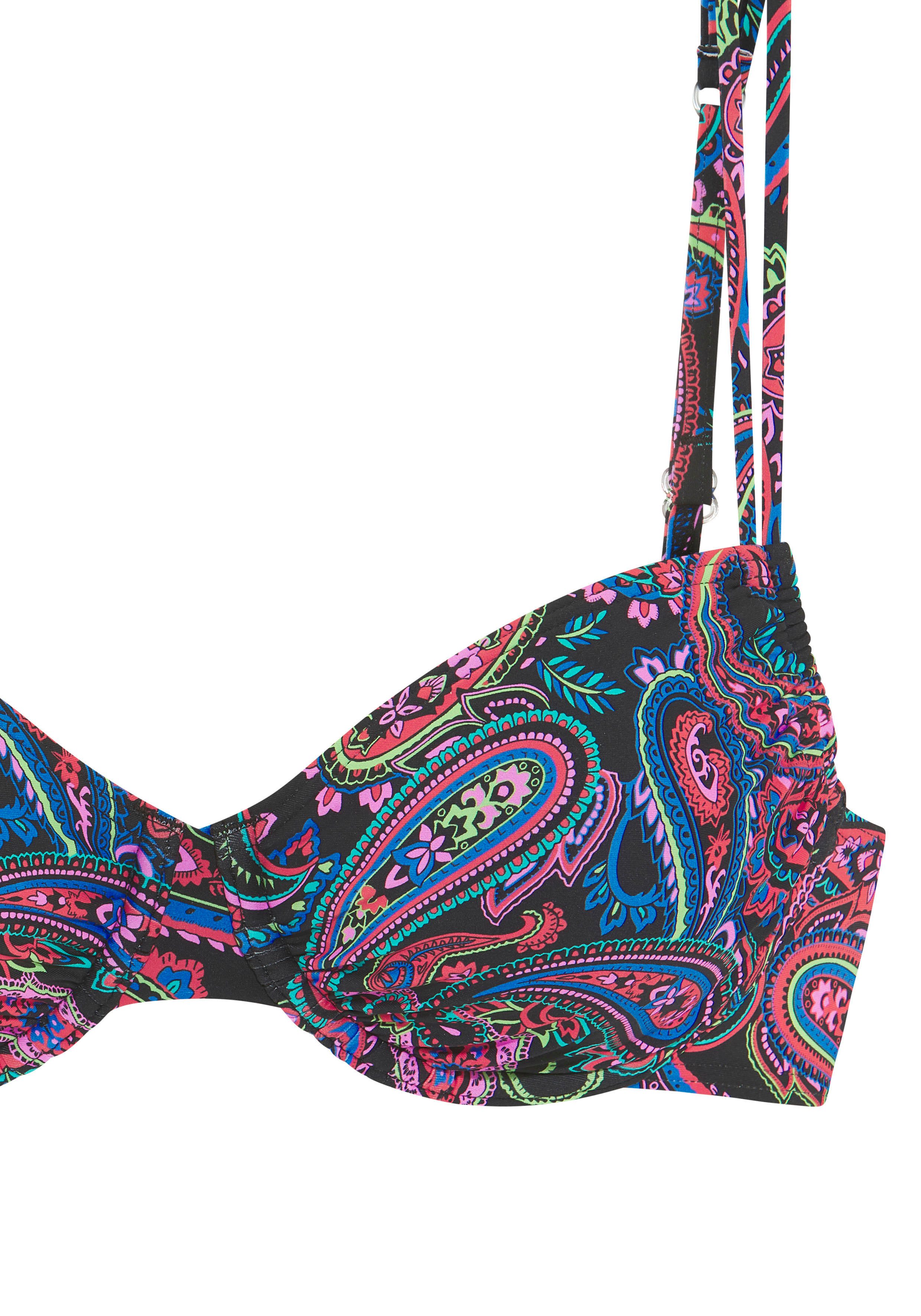 Venice Beach Bügel-Bikini-Top Paislee, bedruckt, verstellbare Doppelträger, günstig online kaufen