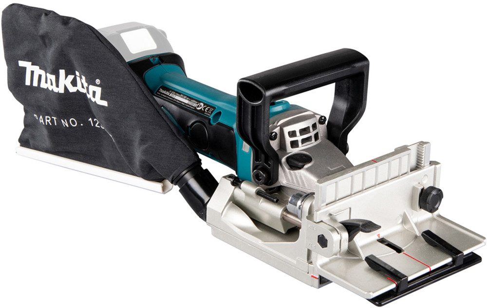 Makita Nutfräse DPJ180Z, für Zimmerleute und Einrichtungsmonteure, ohne Akku und Ladegerät