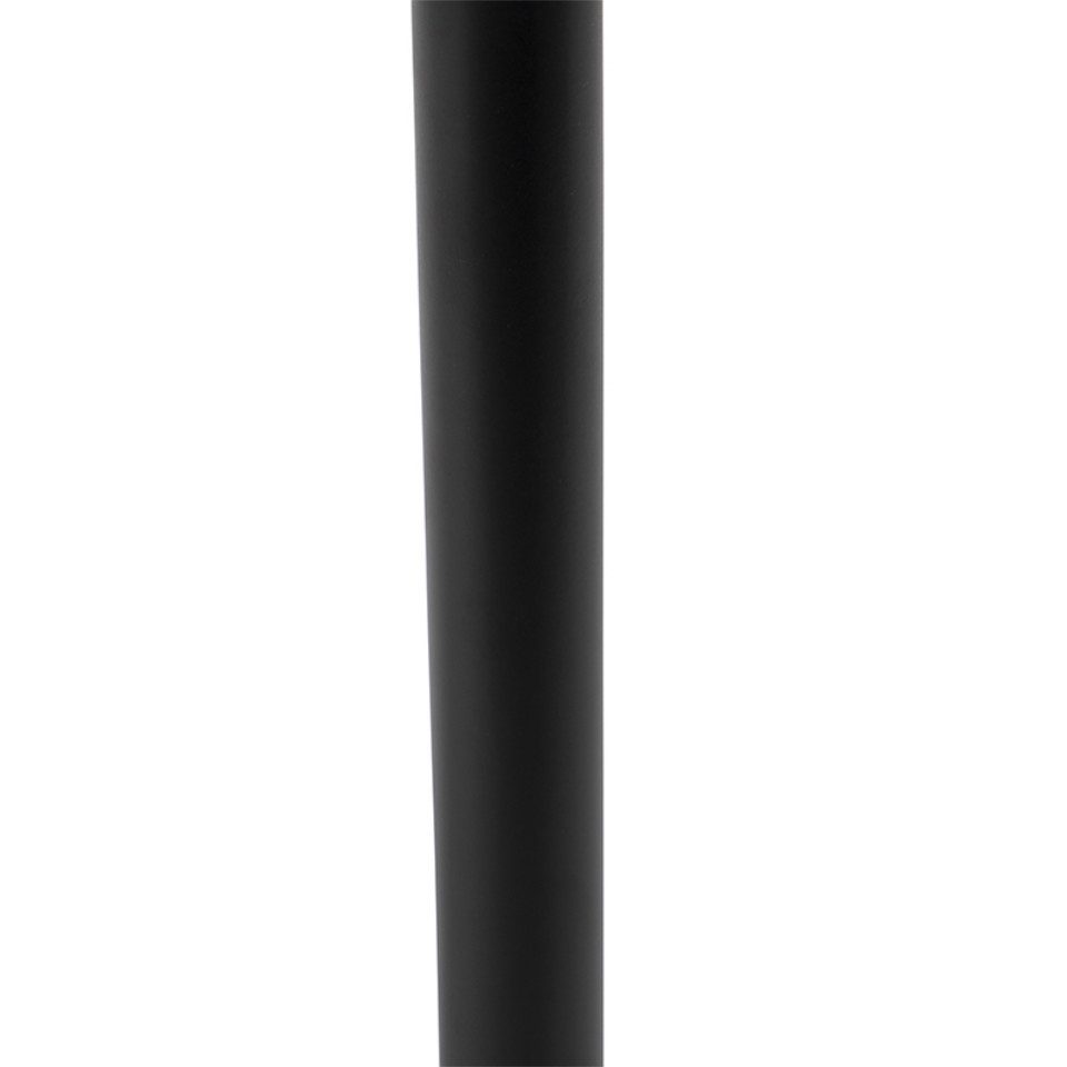 Qazqa Tischleuchte Simplo, ohne Leuchtmittel, Warmweiß, QAZQA Tisch­leuchte, e27, Schwarz, Stahl, Modern