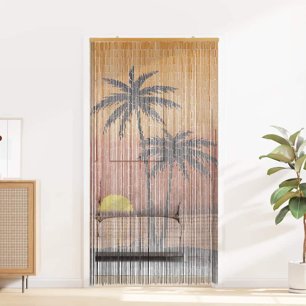 vidaXL Insektenschutz-Vorhang Insekten-Türvorhang Palmendruck 90x220 cm günstig online kaufen