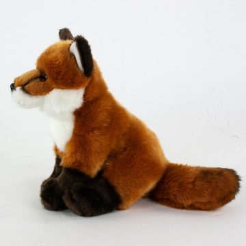 Teddys Rothenburg Kuscheltier Kuscheltier Fuchs sitzend 30 cm (mit Schwanz) (Fuchsbaby Babyfuchs Füchse, Spielzeug Kinder Baby)