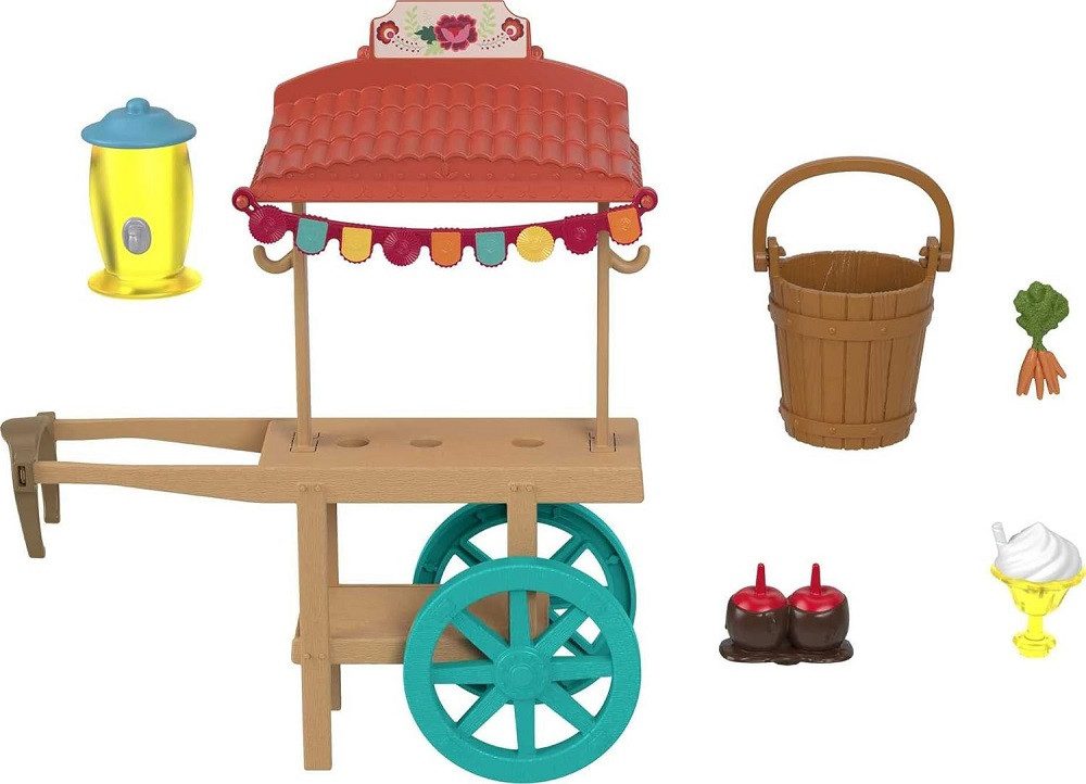 Mattel® Spielfigur Spirit Miradero Festivalstand - Imbiss Stand -. Dreamworks, Pony / Pfer / Ideal als Geschenk