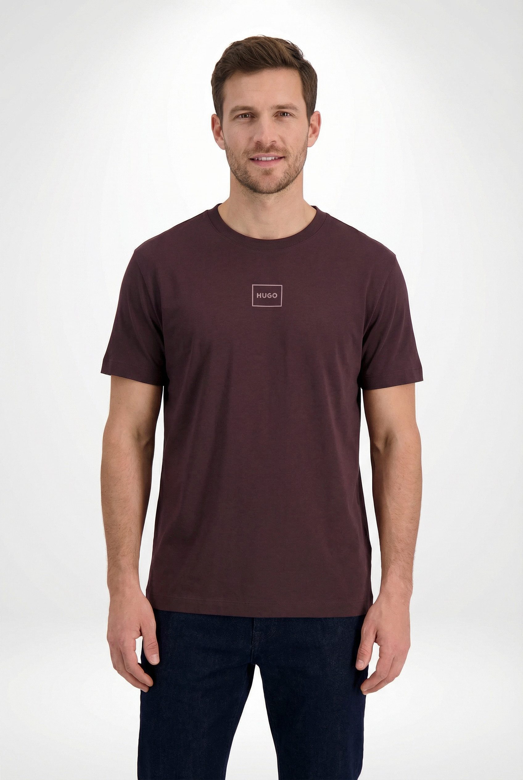 HUGO T-Shirt Laze T-Shirt mit Rundhalsausschnitt günstig online kaufen