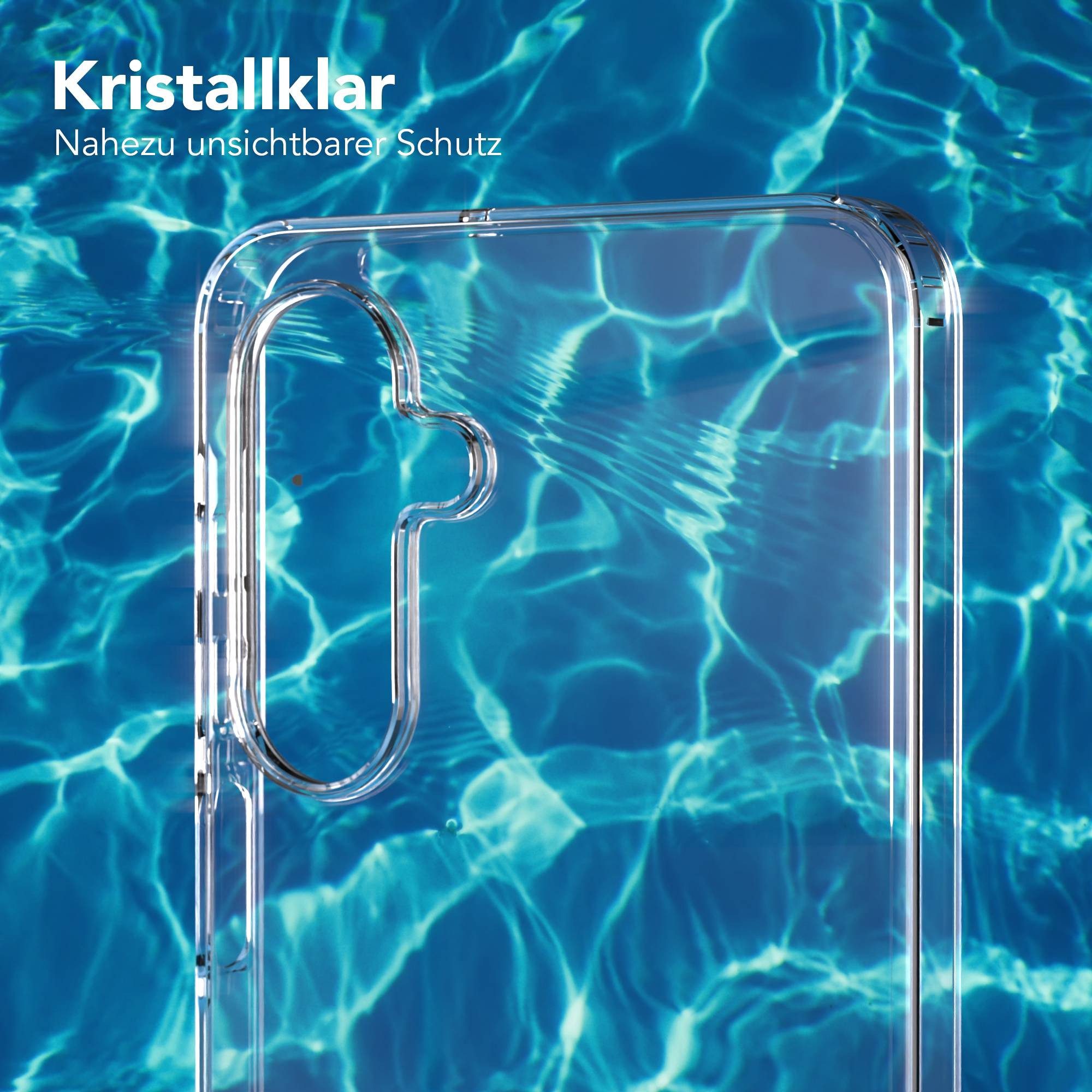 EAZY CASE Handyhülle TPU Hülle für Samsung Galaxy A17 6,7 Zoll, Schutzhülle Kameraschutz Silikonhülle Transparent Handyhülle Slimcover