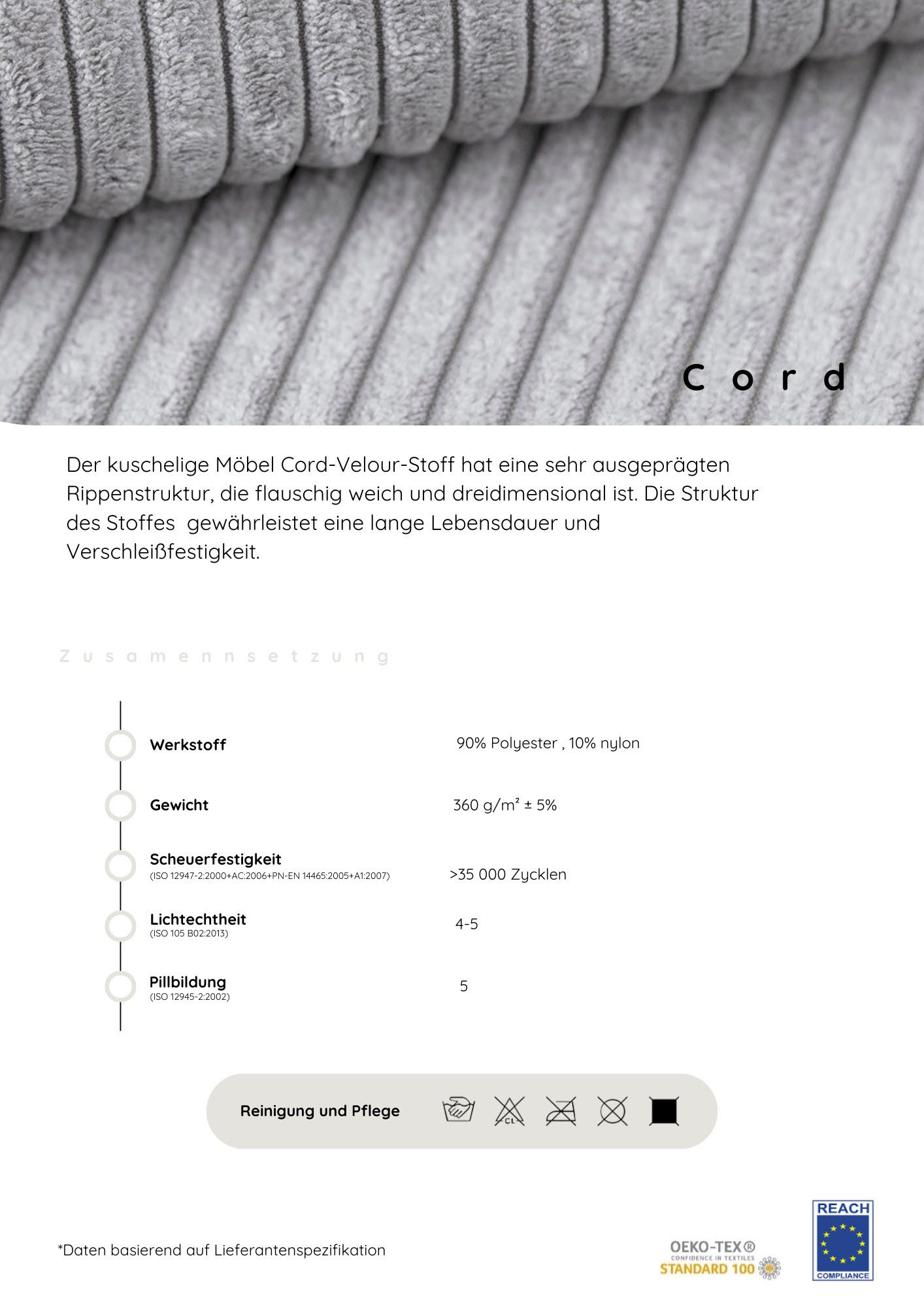 Home affaire Ecksofa Win L-Form, B: 285 cm - OTTO. Verlässliche Qualität., 2 Zierkissen, optional Bettfunktion & Bettkasten