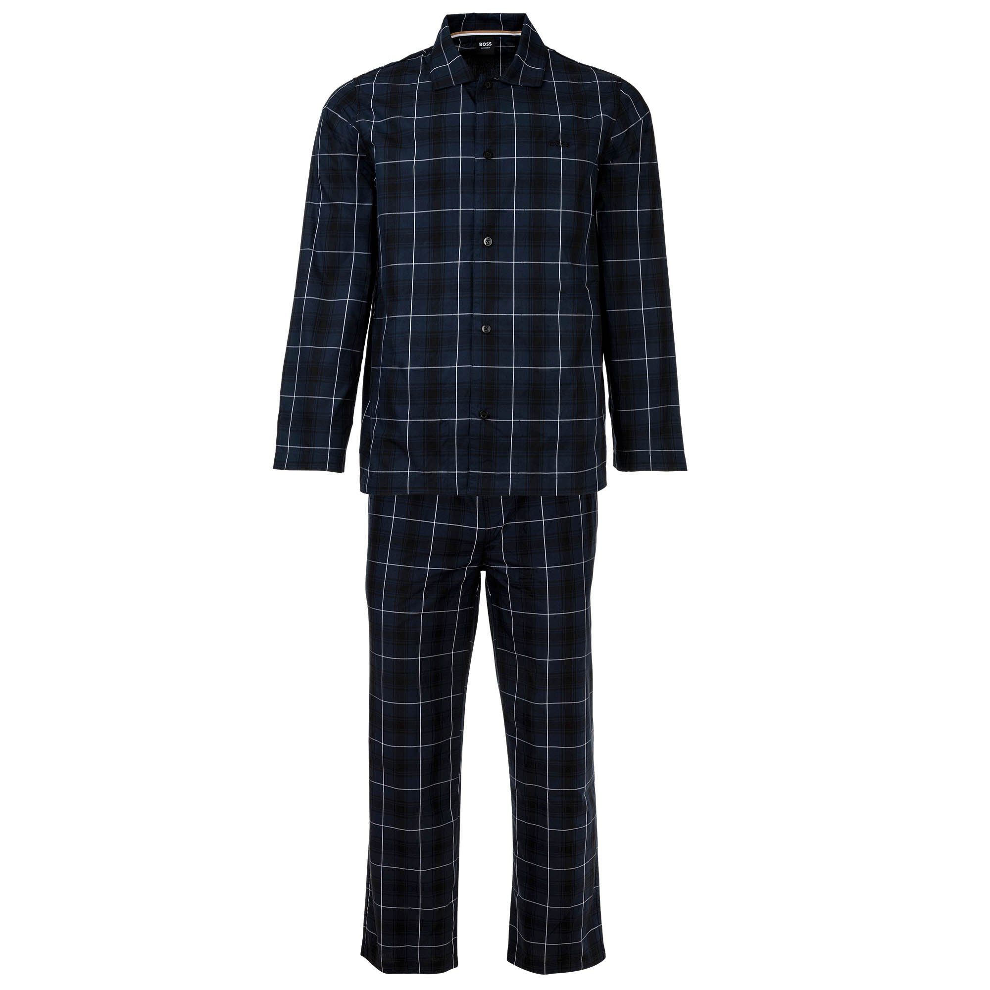 Pyjama Herren Pyjama Baumwolle Urban Pyjama