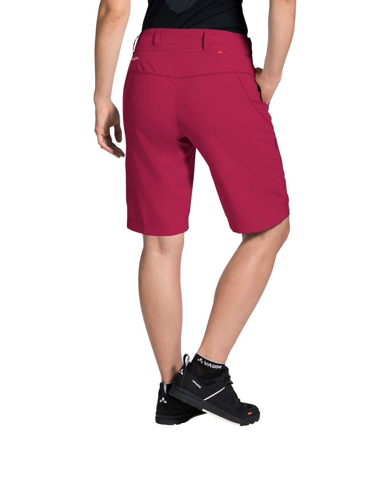 Crimson Womens VAUDE Shorts Vaude Red Damen Strandshorts Shorts Ledro