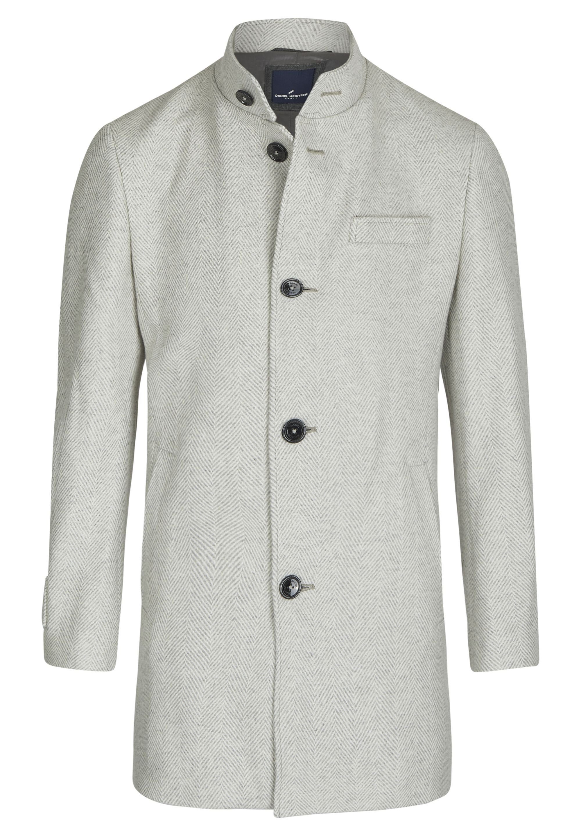 HECHTER PARIS Wollmantel Unimuster