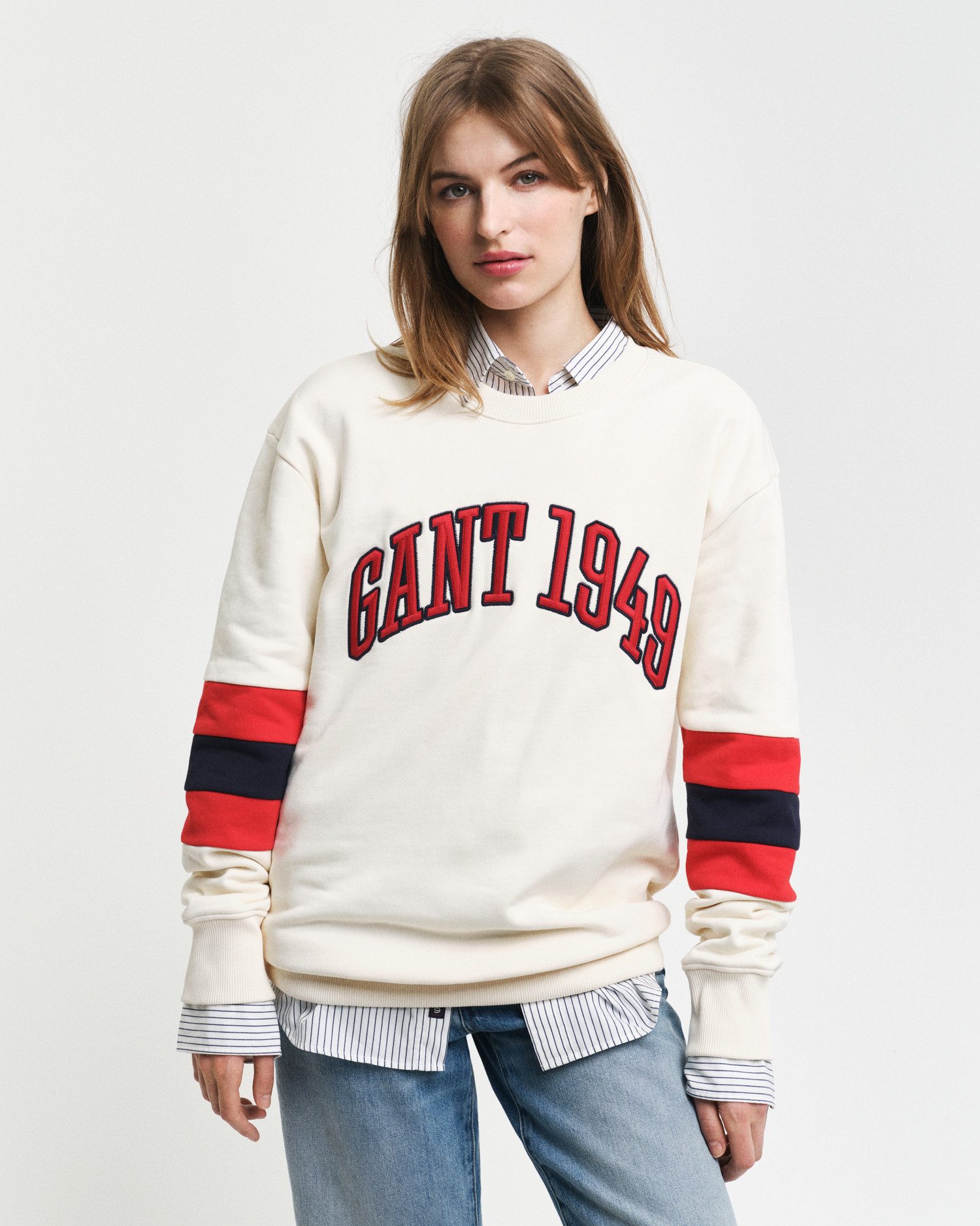 Gant Sweatshirt COLORBLOCK SLEEVE CNECK Color günstig online kaufen