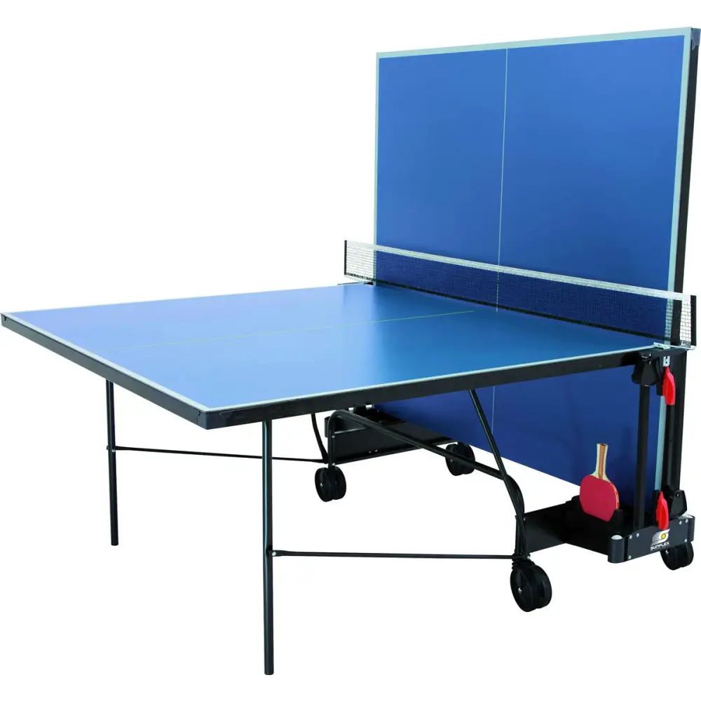 Sport-Knight® Tischtennisplatte Tischtennis-Tischplatte, zusammenklappbar, mit Bremsmechanismus
