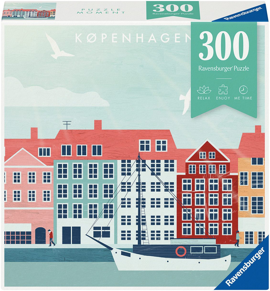 Ravensburger Puzzle Kopenhagen, 300 Puzzleteile, Made in Europe, FSC® - schützt Wald - weltweit