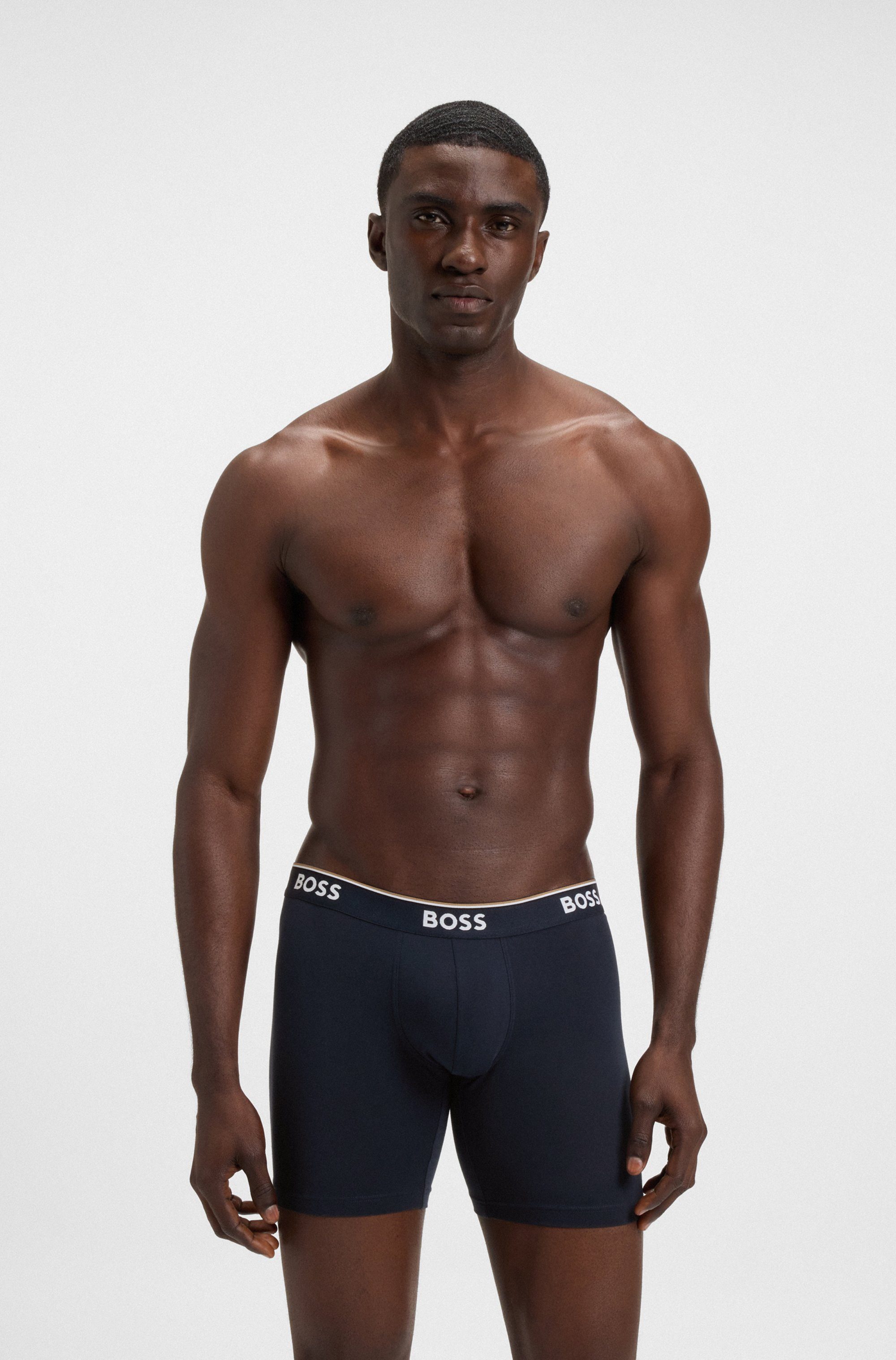 BOSS Boxershorts BoxerBrLong 3P Power günstig online kaufen