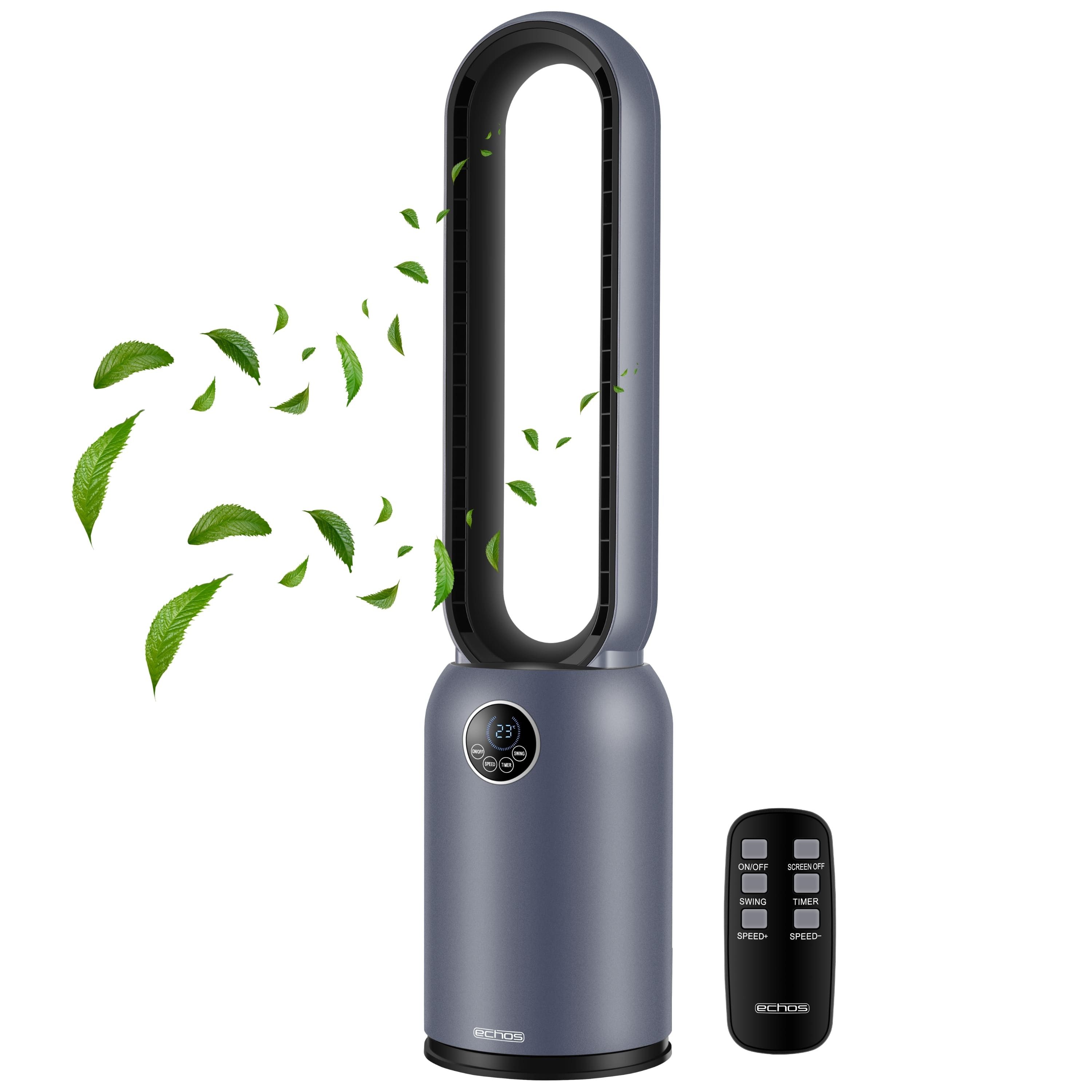 echos Turmventilator Eco-1220, LED-Display