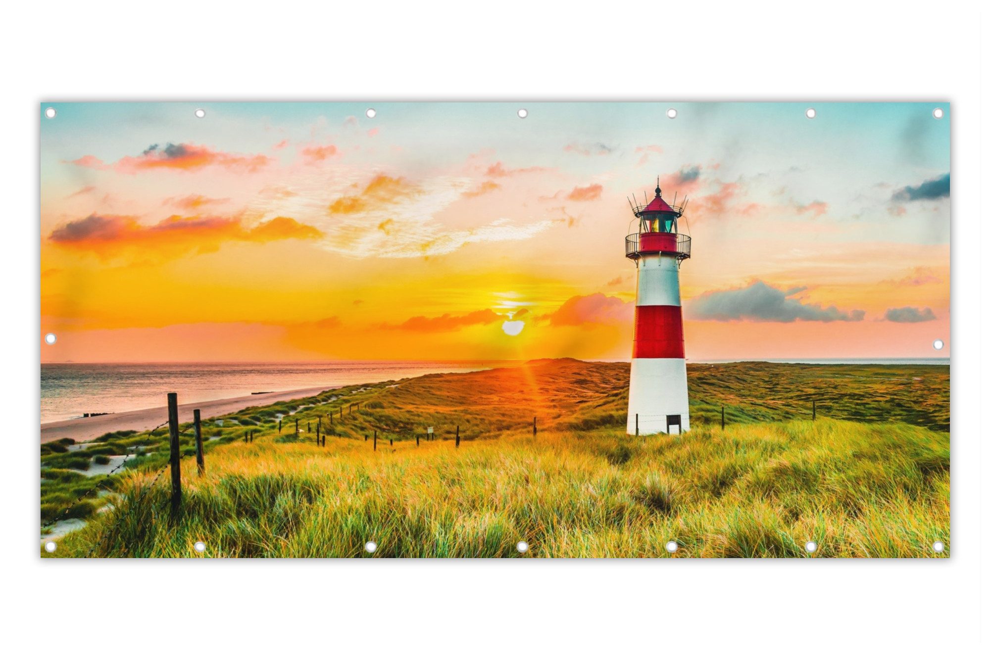 MuchoWow Balkonsichtschutz Leuchtturm - Natur - günstig online kaufen