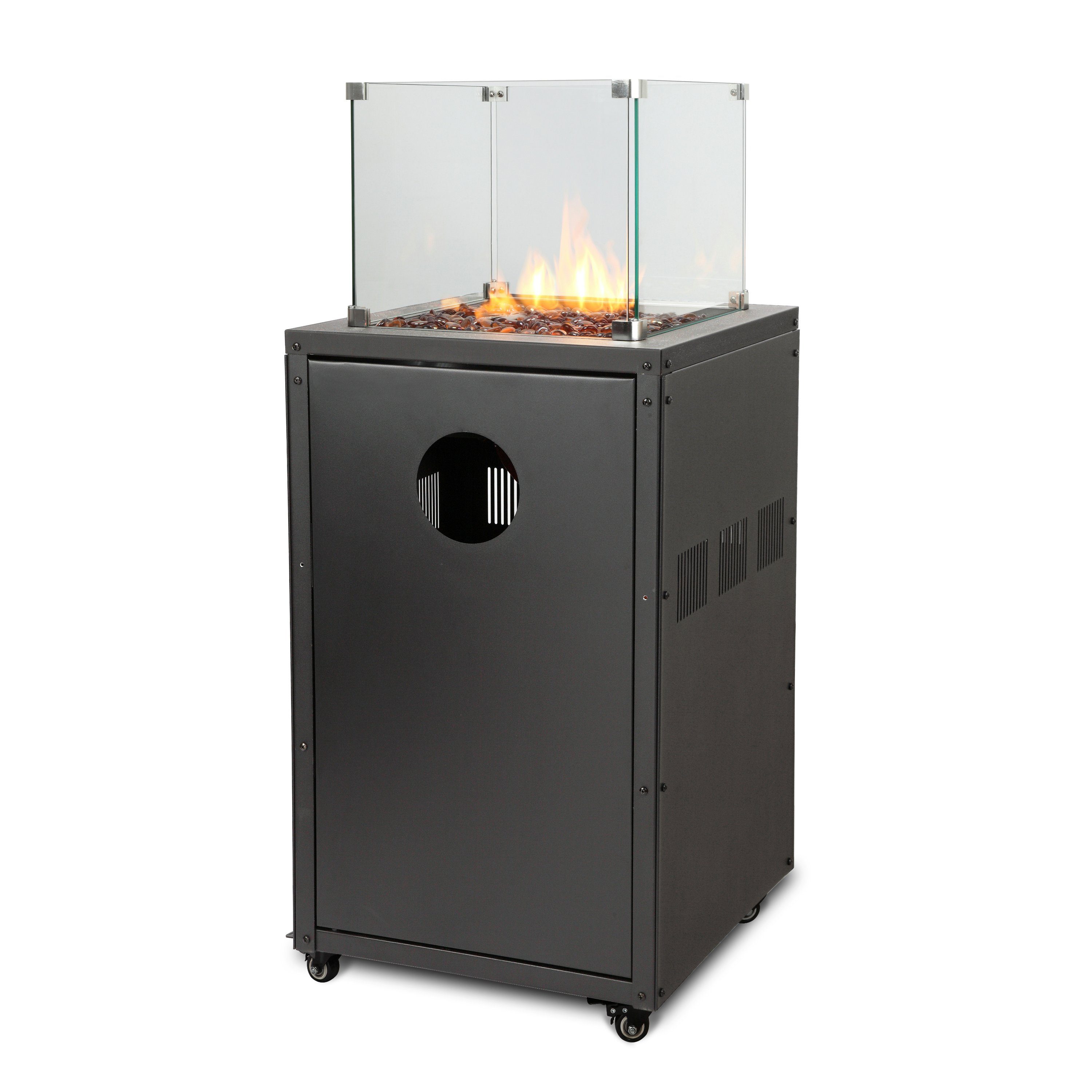 APANA Heizstrahler Bellamente FUEGO, Inklusive Transportrollen Umkippsicherung und Abschaltautomatik