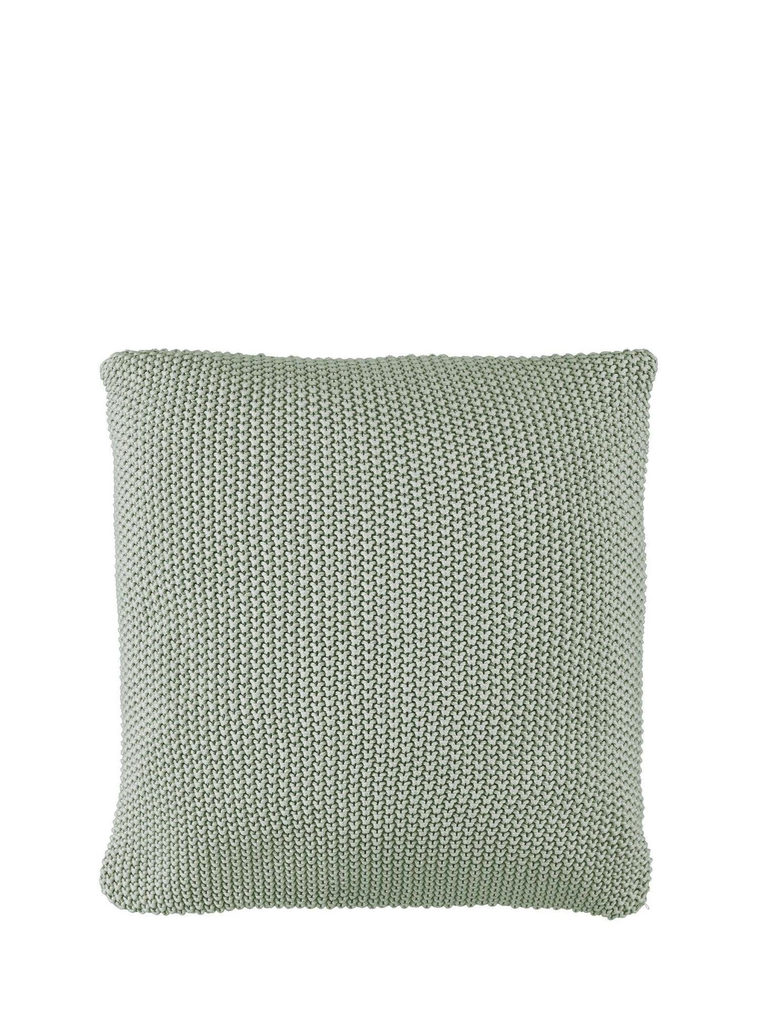 Marc O'Polo Home Dekokissen Nordic knit, aus gestrickter nachhaltiger Baumwolle Garden Green