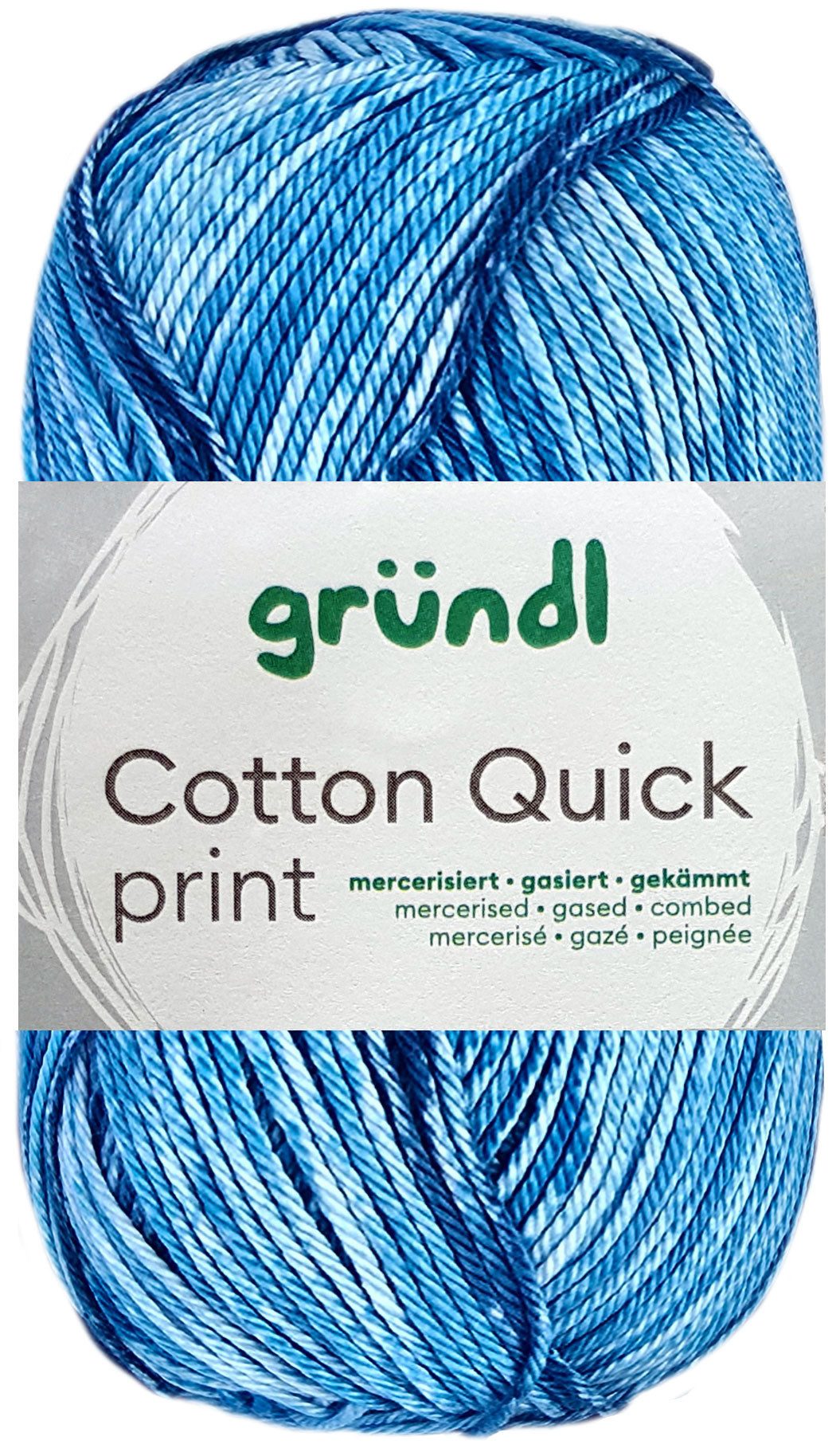 Gründl 50 Gramm Gründl Cotton Quick Print Strickgarn Farbauswahl Bastelgarn