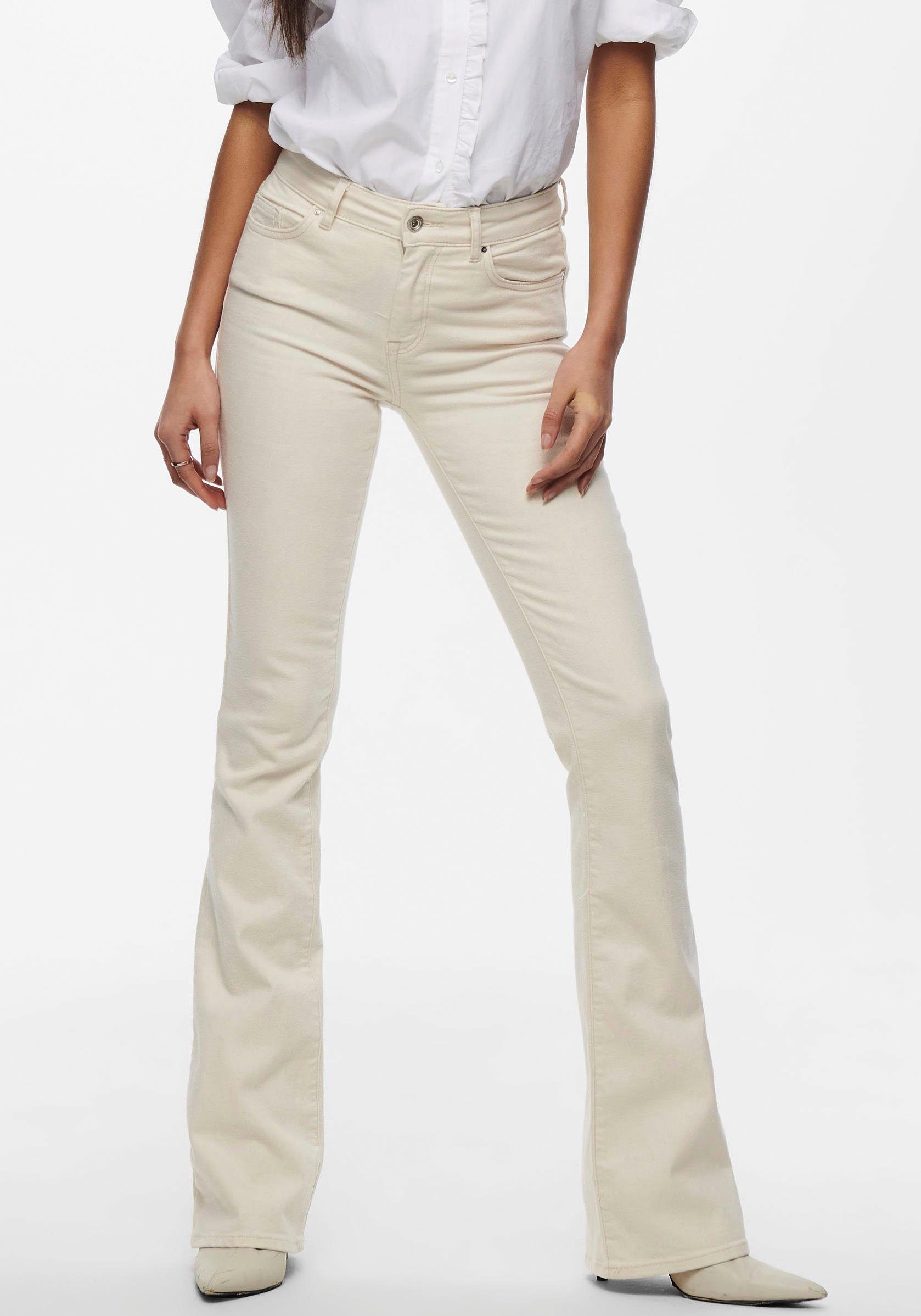 NOOS FLARED DNM ecru Bootcut-Jeans MID ONLBLUSH ONLY