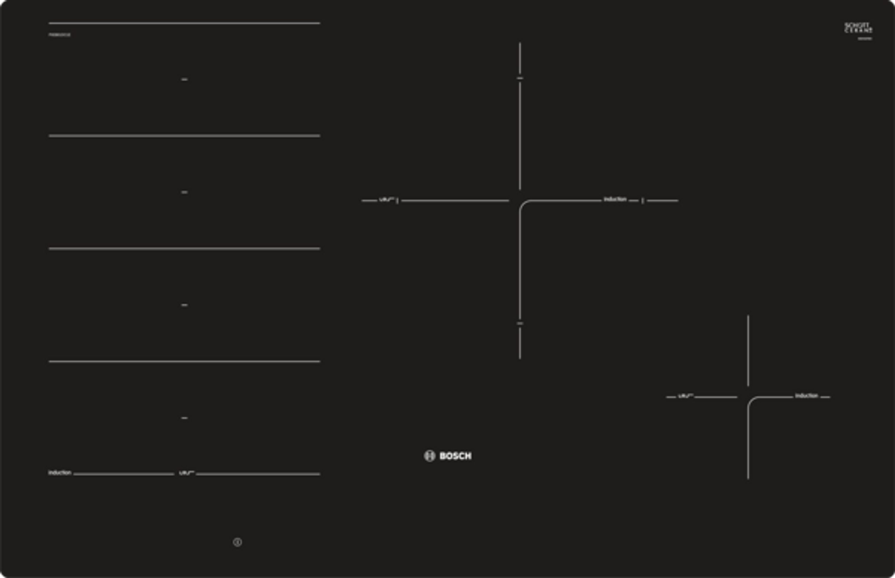BOSCH Induktions-Kochfeld PXE801DC1E, FlexInduktions-Zone