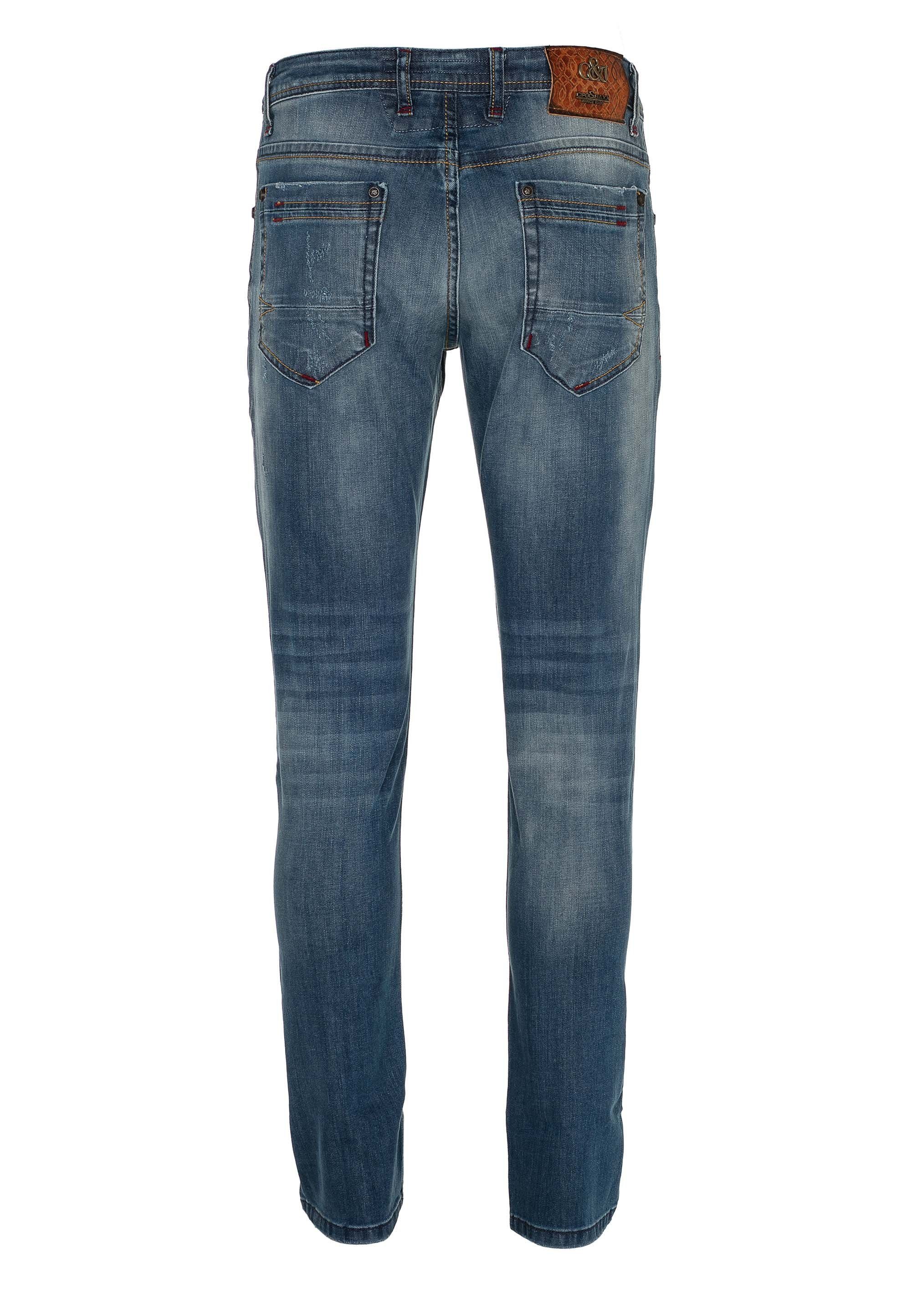 n im Straight Cipo Baxx Fit & Destroyed-Look Bequeme Jeans
