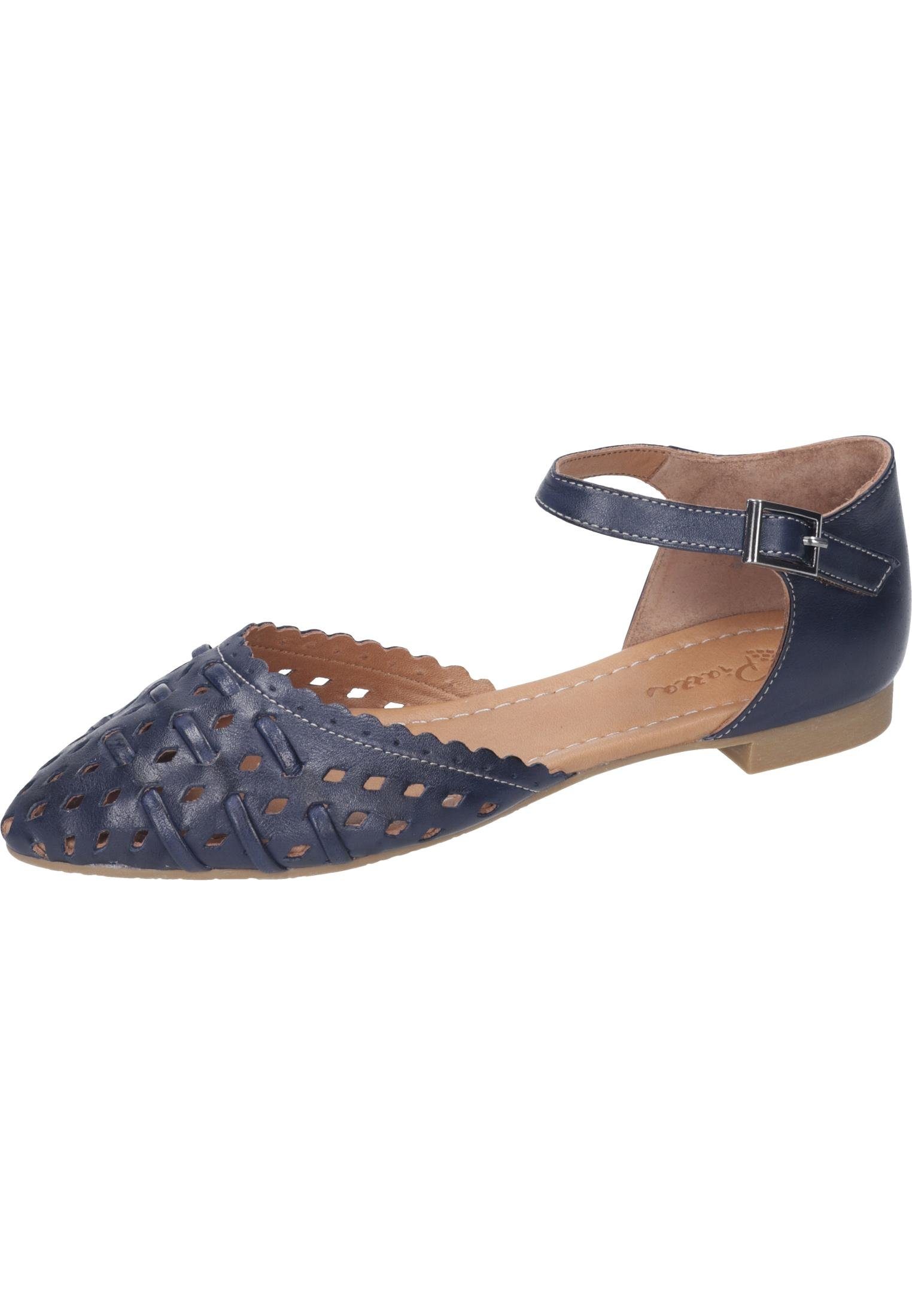 Piazza Slipper Slipper aus echtem Leder blau