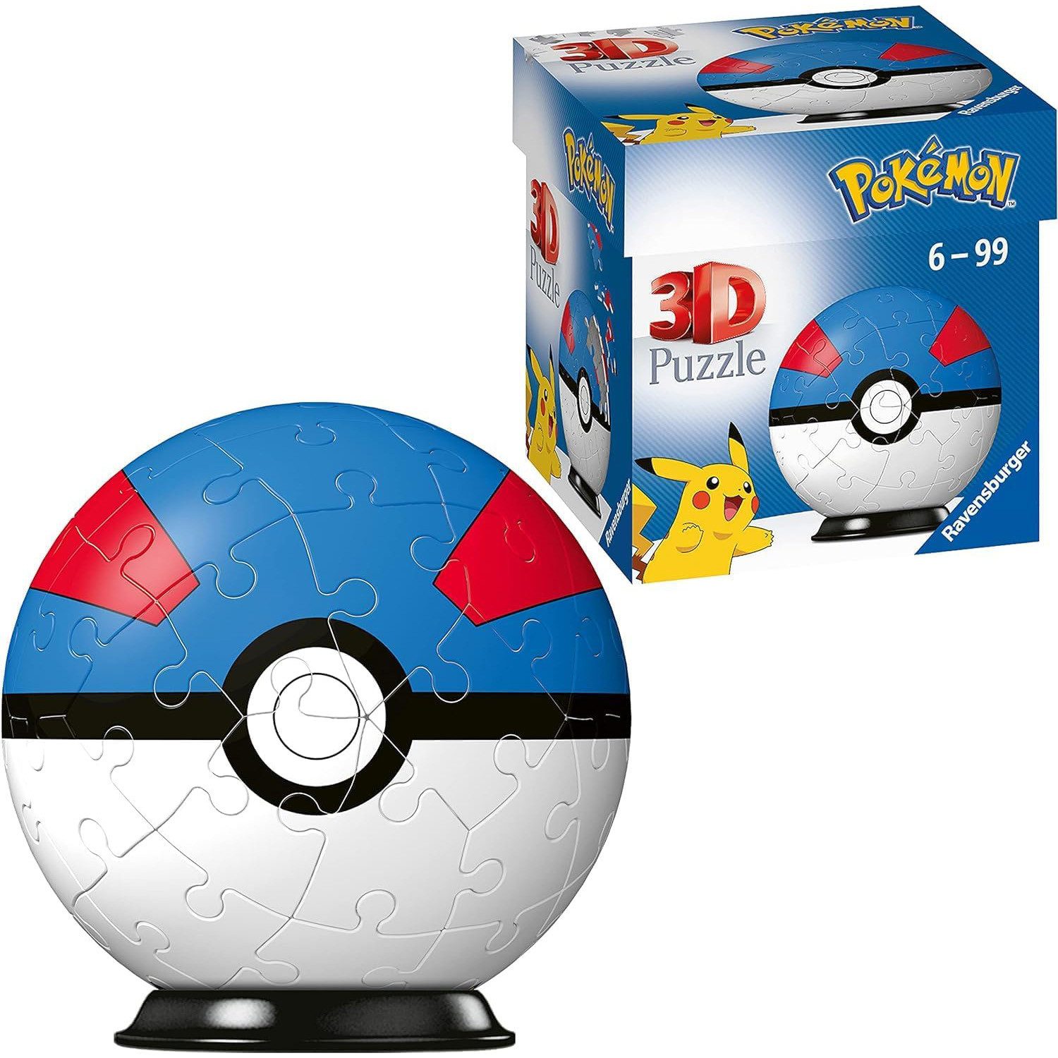 Ravensburger Quarzuhr Ravensburger 3D Пазлы - Пазлы-Ball Pokémon - Superball