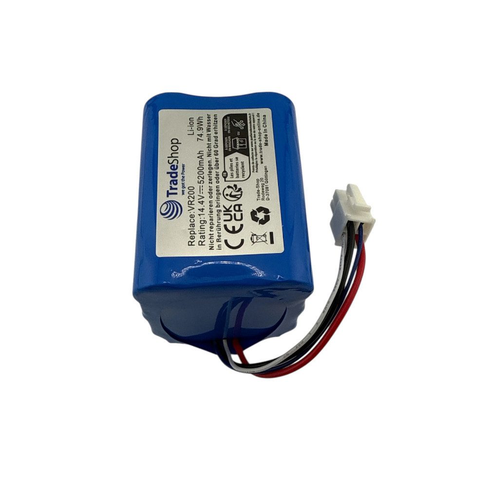 Trade-Shop Akku passend für Vorwerk Kobold VR200 Saugroboter Akku Li-Ion 5200 mAh (14,4 V)