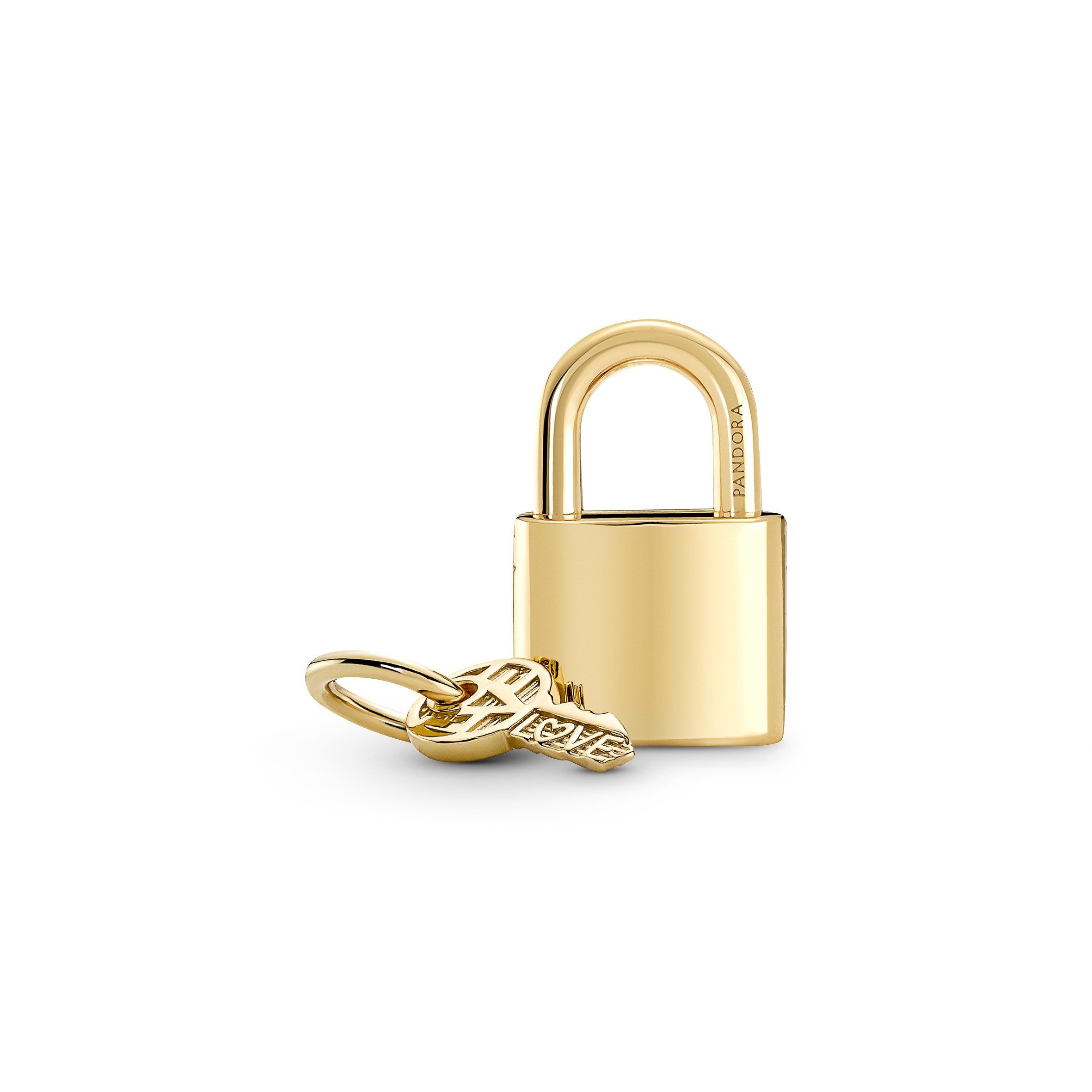 Pandora Bead Padlock and key 14k günstig online kaufen