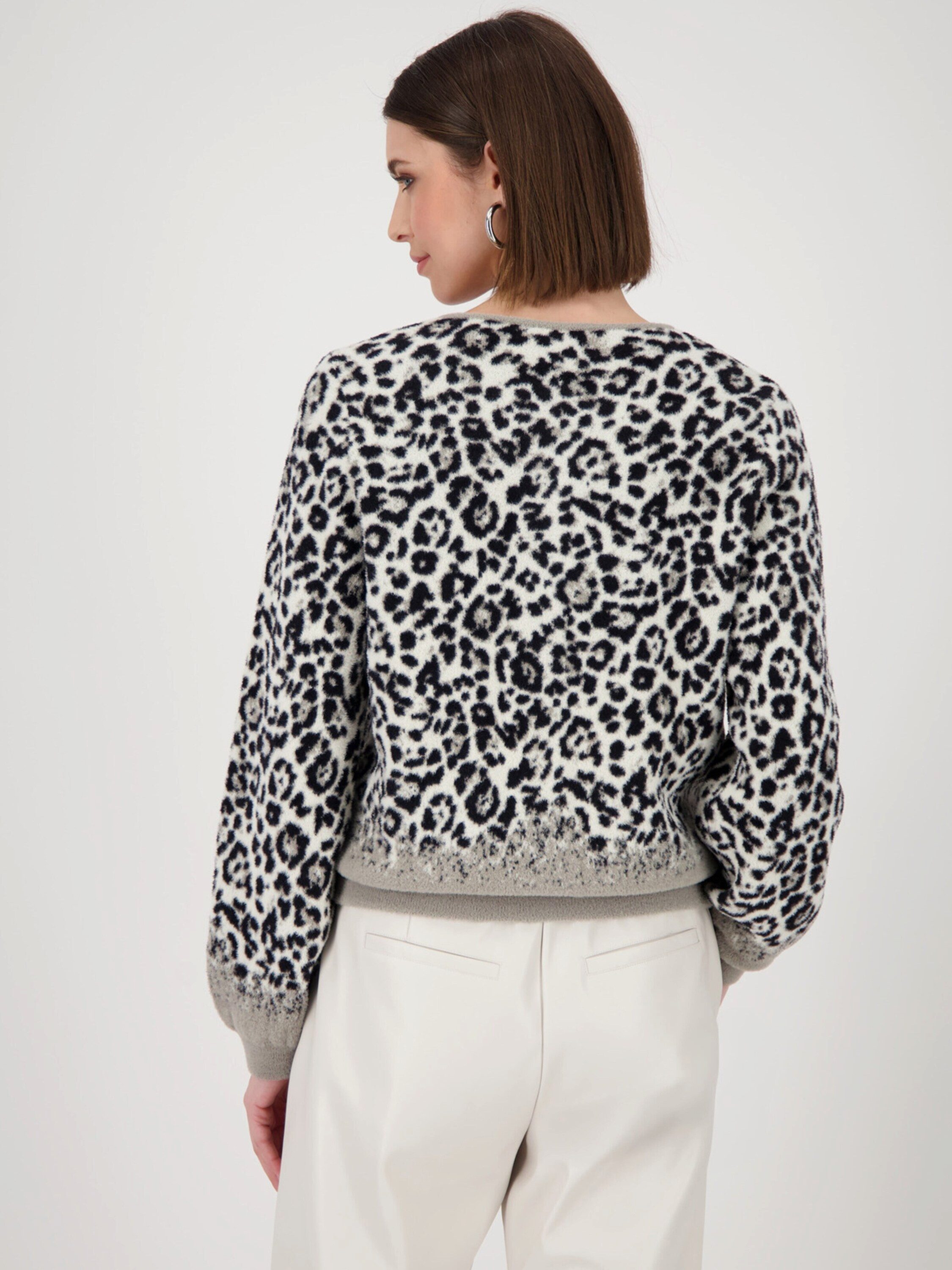 Monari Strickjacke (1-tlg) Plain/ohne Details