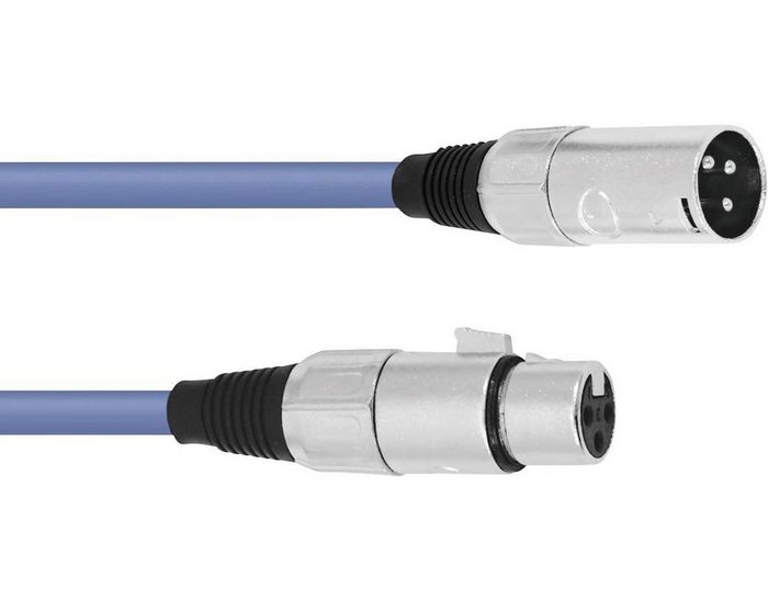 Omnitronic Omnitronic 3022010K XLR Verbindungskabel [1x XLR-Stecker 3 polig - 1x Audio- & Video-Kabel (1.50 cm)