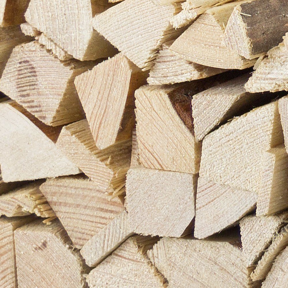 Flameup Kaminholz Anmachholz Anzündholz Brennholz Kaminholz Holz Kiefer 5 kg Ofen Kamin, 5 kg