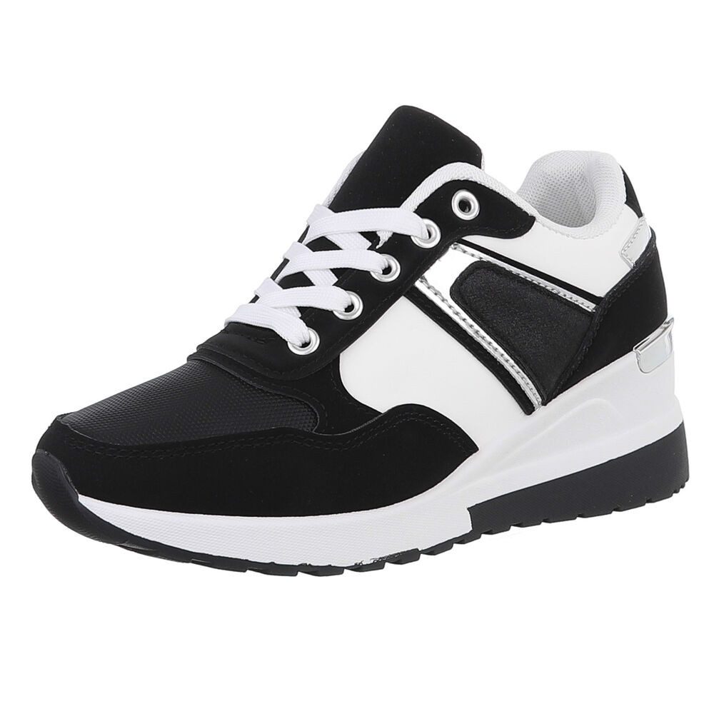 Ital-Design Damen Low-Top Freizeit Sneaker (88671643) Keilabsatz/Wedge Snea günstig online kaufen