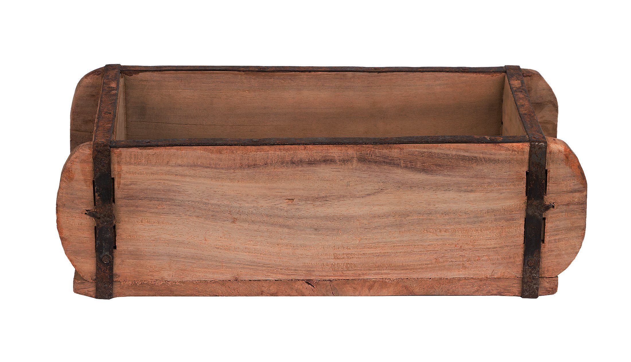 BigDean Holzkiste Alte Ziegelform 32x15x10cm Ein-Kammer Vintage Holz-Deko Shabby (Packung, 1 St., 1 stk), Aufbewahrungs und Deko Holzkiste in Handstrichziegel Form