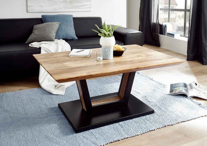 MCA furniture Couchtisch »Bedford«, Wohnzimmertisch Massivholz Akazie Natur lackiert