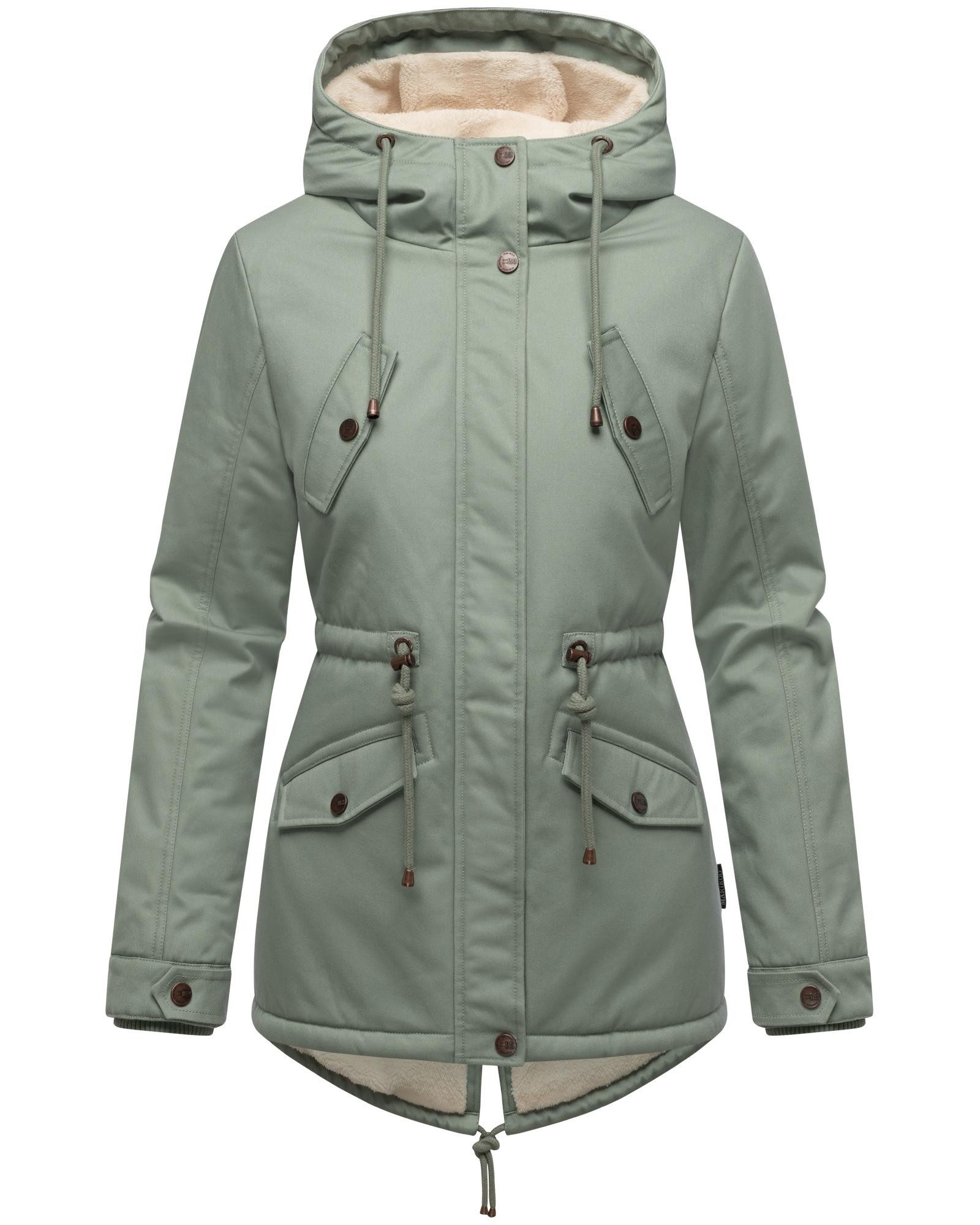 Marikoo Winterjacke Manolya stylischer Kurzmantel mit günstig online kaufen