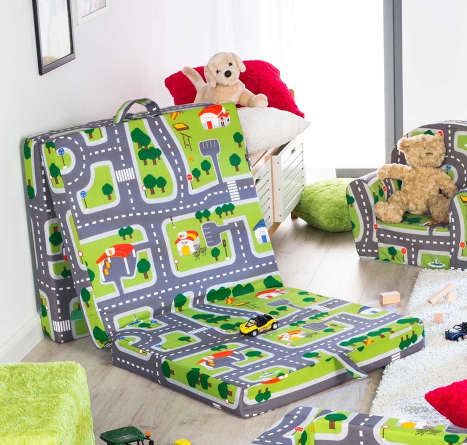 Klappmatratze SPIELSTRASSE, faltbar, B 70 x günstig online kaufen
