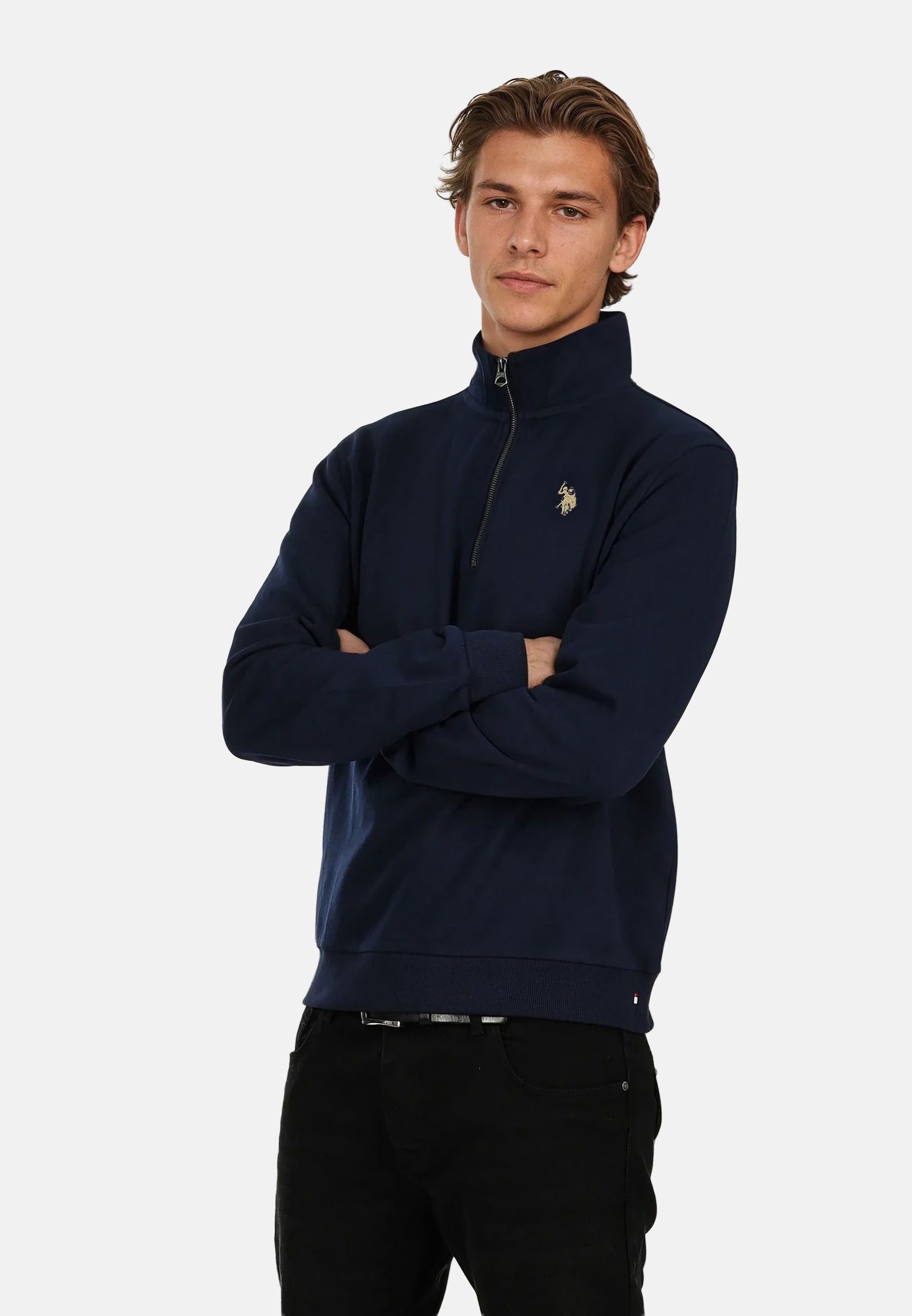 U.S. Polo Assn. Stehkragenpullover Stehkragenpullover USNiico günstig online kaufen