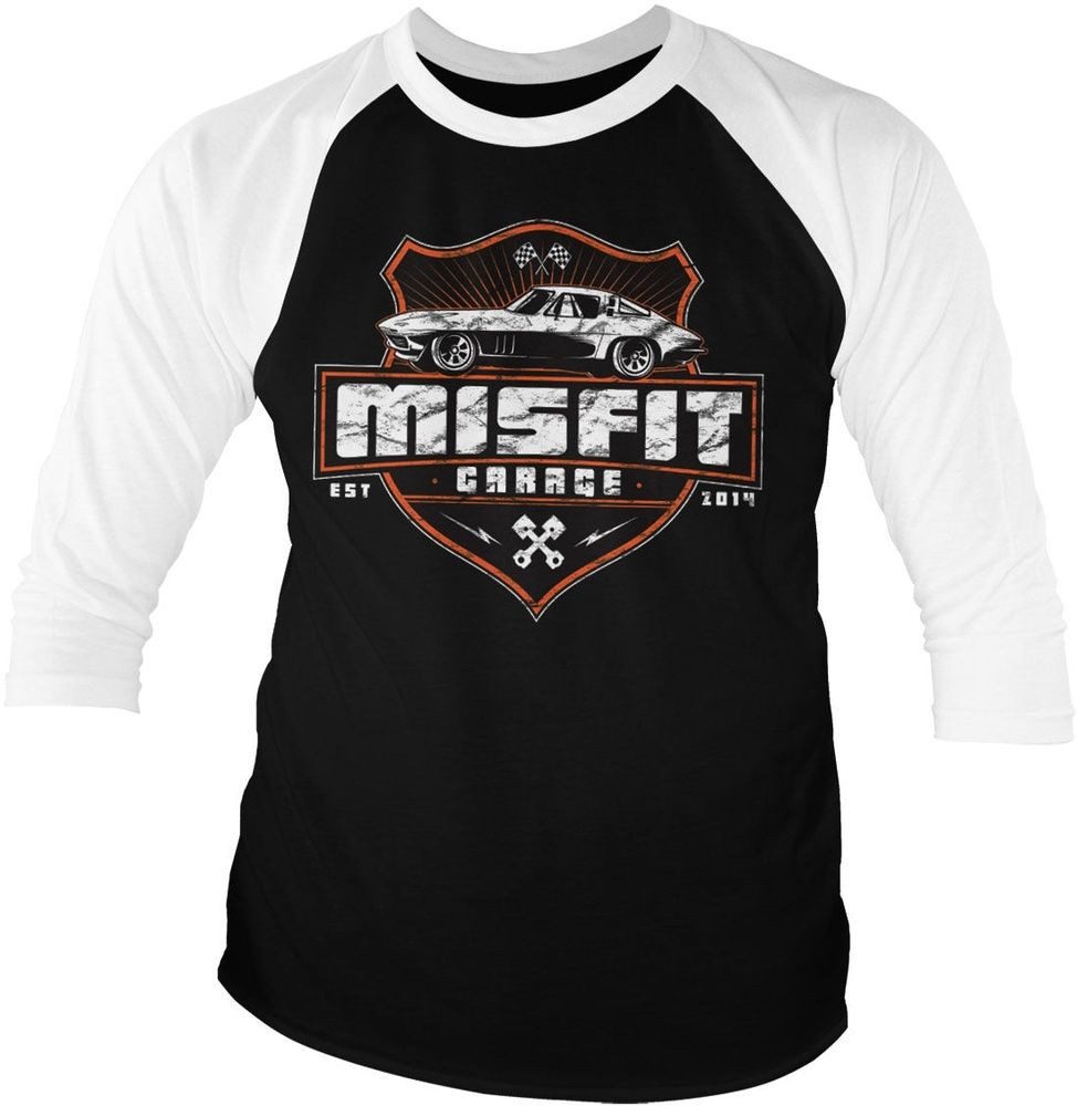 T-Shirt Vette Baseball 3/4 Sleeve Tee