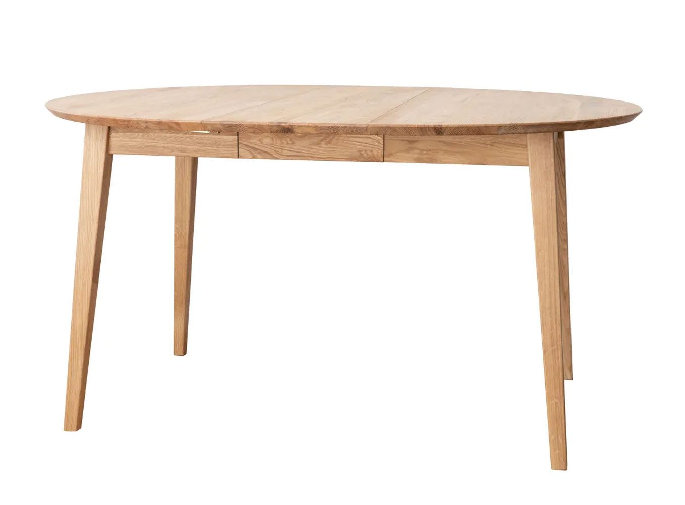Feldmann-Wohnen Esstisch Orbetello (Tischplatte ausziehbar bis 140cm, 1-St., moderne Optik, Tischplatte ausziehbar, geölte Oberfläche), 90-140x90x74,5cm Eiche Natur
