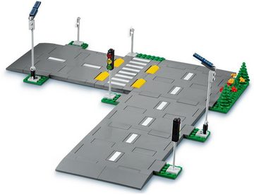 LEGO® Konstruktionsspielsteine Straßenkreuzung mit Ampeln (60304), LEGO® City Town, (112 St), Made in Europe