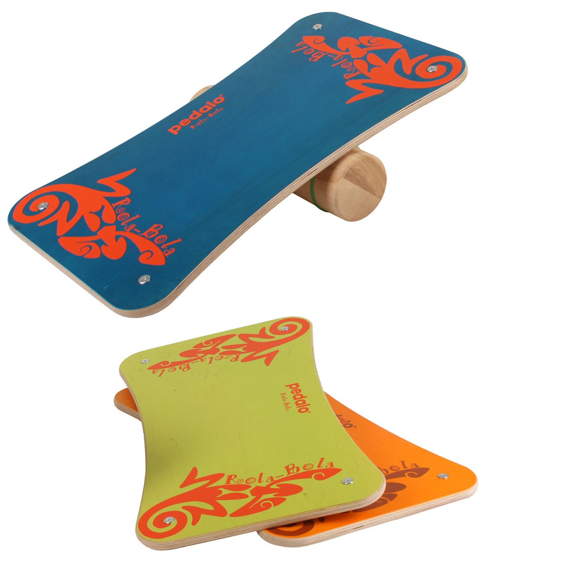 orange Reflextrainer Gleichgewichtstrainer, Balanceboard pedalo® Rola-Bola Pedalo Balanceboard,