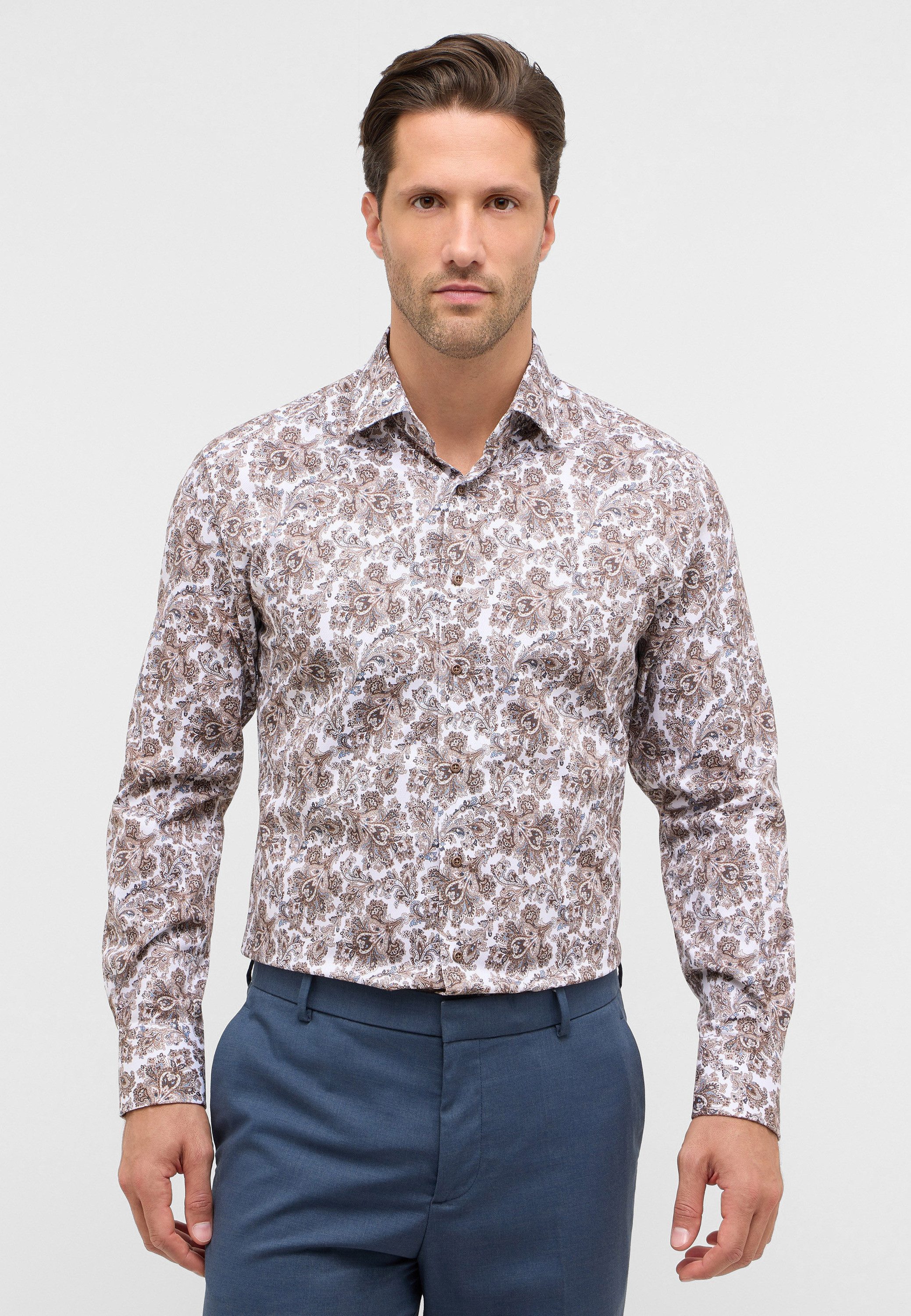 Eterna Langarmhemd MODERN FIT NON IRON (bügelfrei)