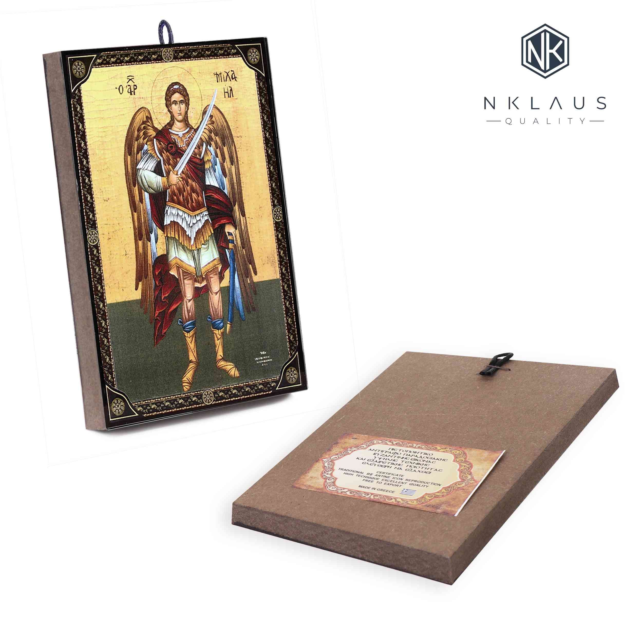 NKlaus Bild Ikone Erzengel Michael orthodox Zertifizierte Reproduktion aus günstig online kaufen