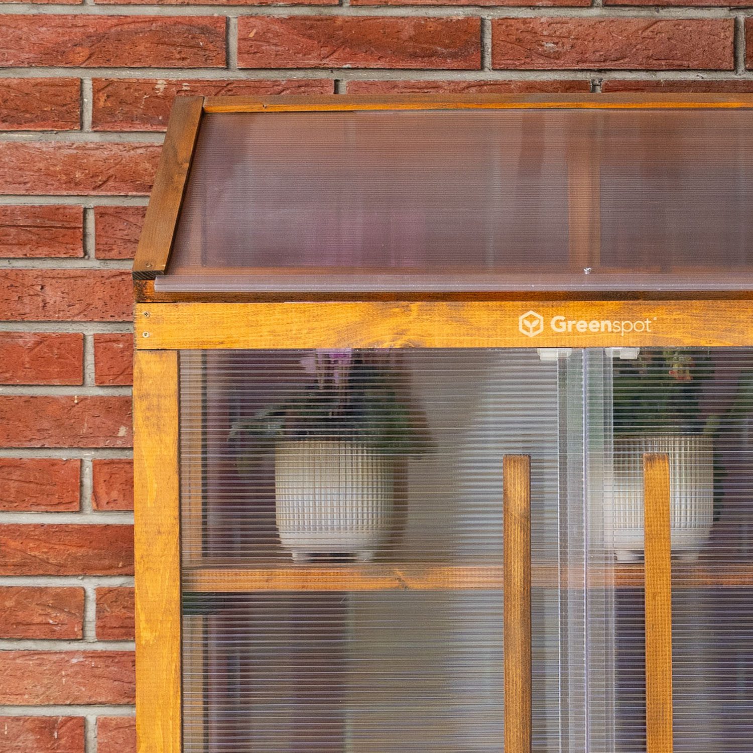 QLS Gewächshaus Mini für Balkon Palisa...